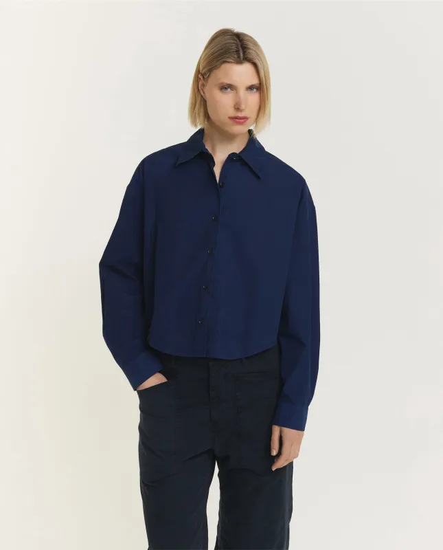 Indigo Kort Shirt - Blauw sold by Pauw Amsterdam