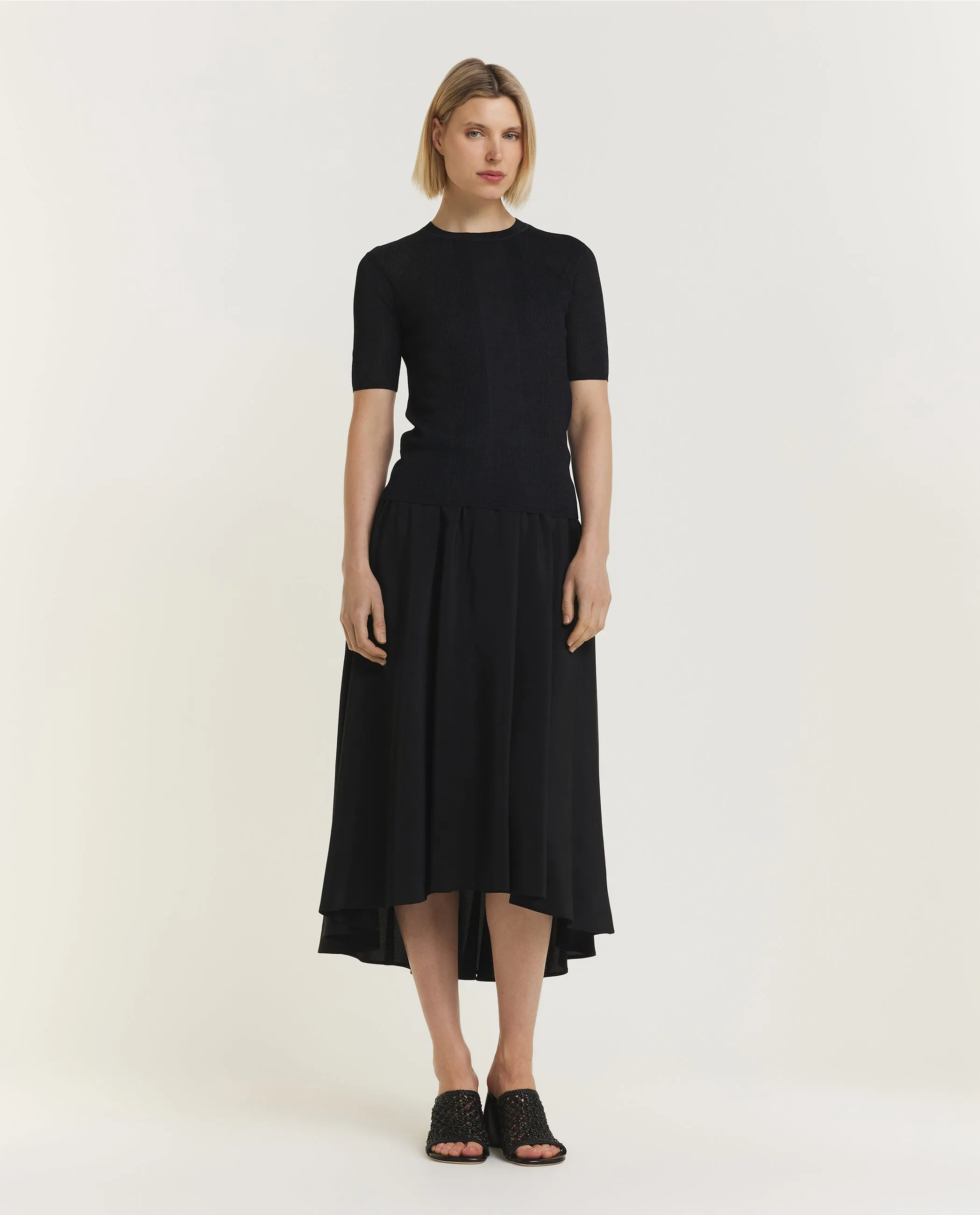 Crisp Rayon T-Shirt - Donkerblauw sold by Pauw Amsterdam product image thumbnail 3