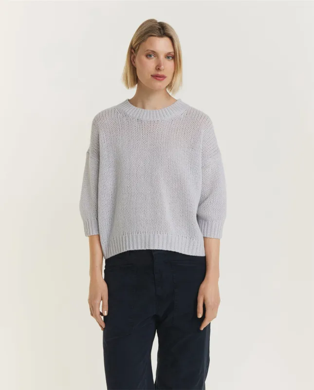 Wool Cashmere Trui - Lichtgrijs sold by Pauw Amsterdam