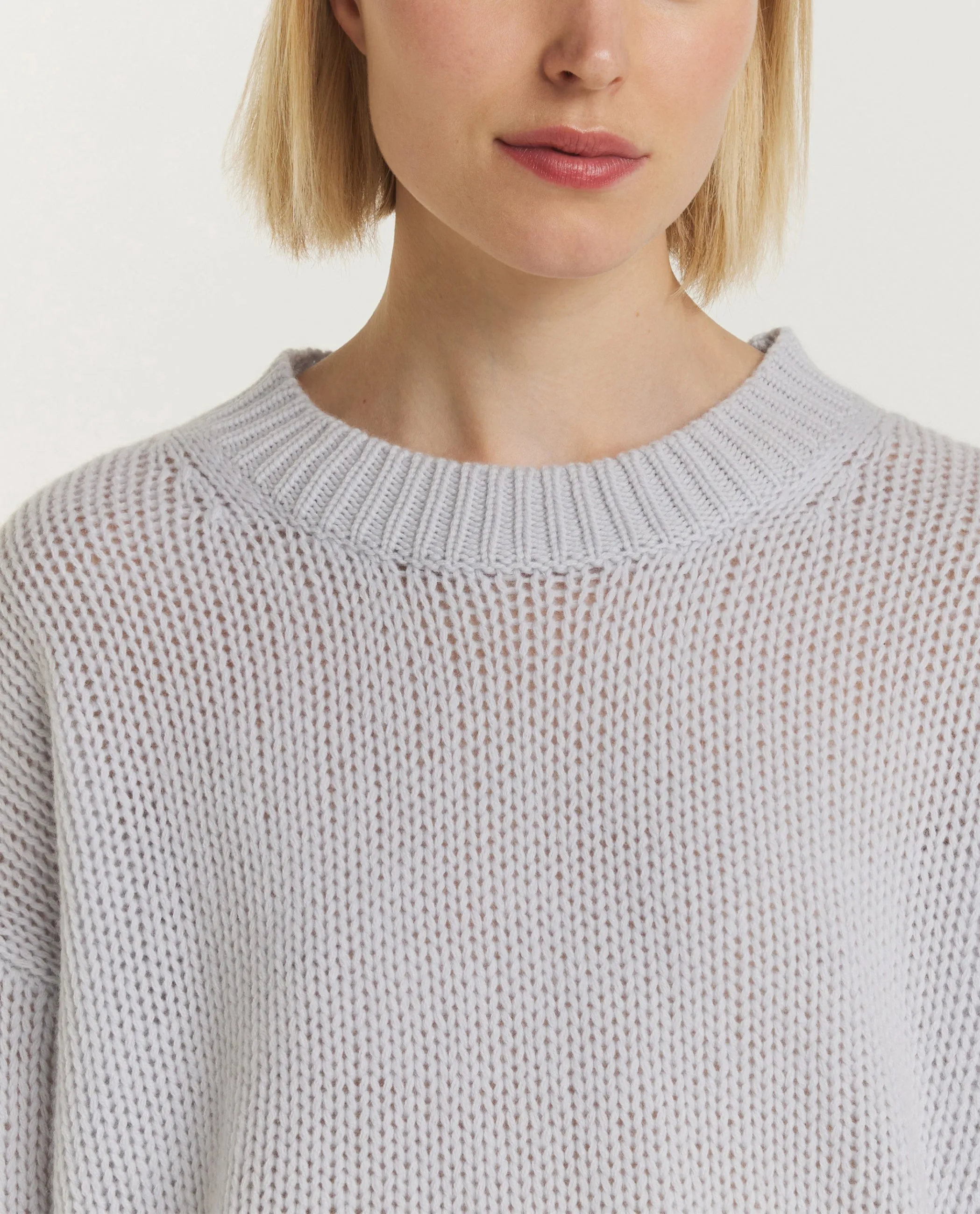 Wool Cashmere Trui - Lichtgrijs sold by Pauw Amsterdam product image thumbnail 2