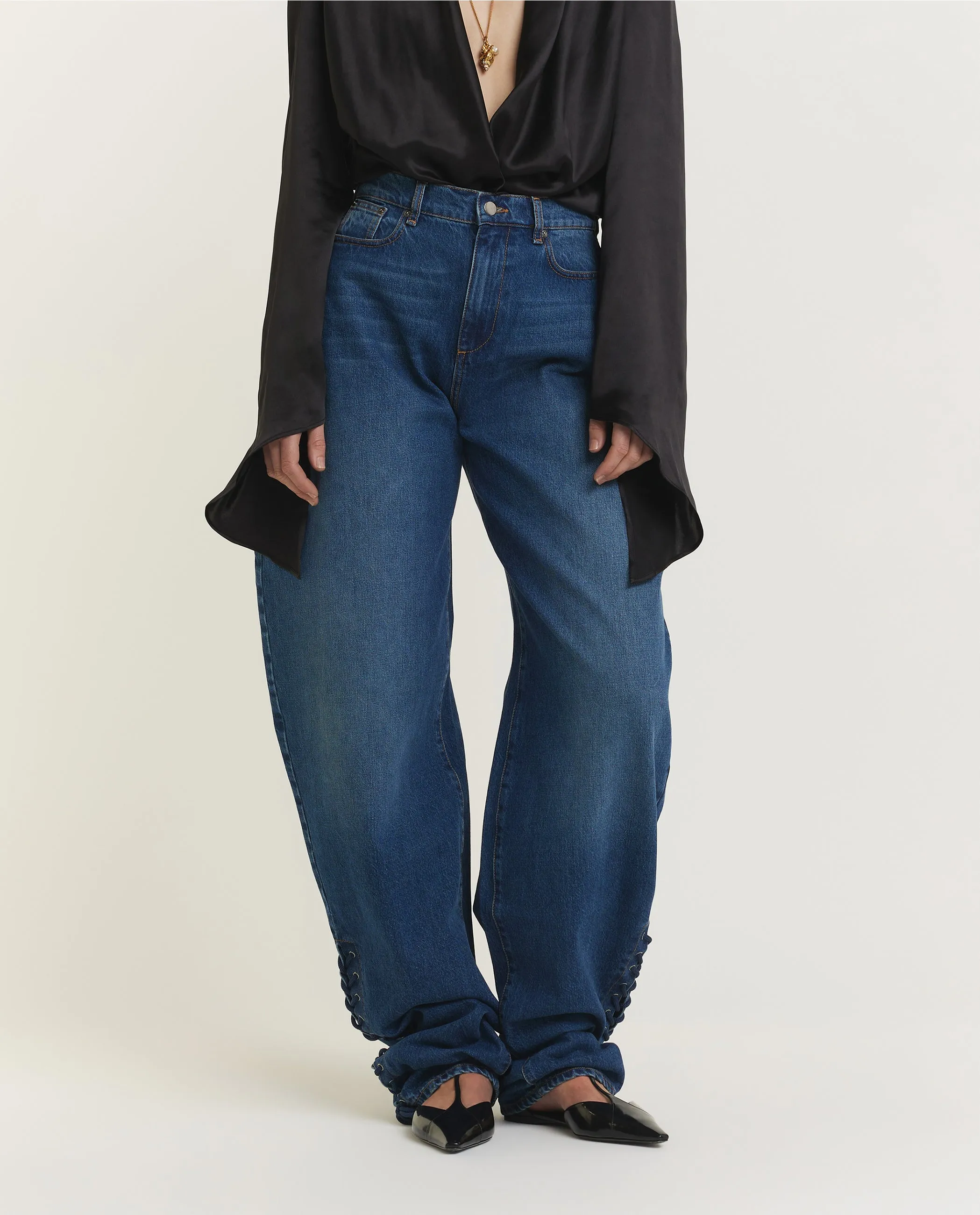 Geveterde Oversized Denim - Blauw sold by Pauw Amsterdam product image thumbnail 3