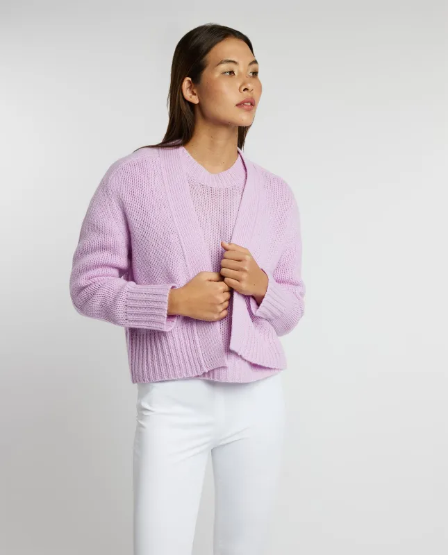 Wol Cashmere Vest - Paars sold by Pauw Amsterdam