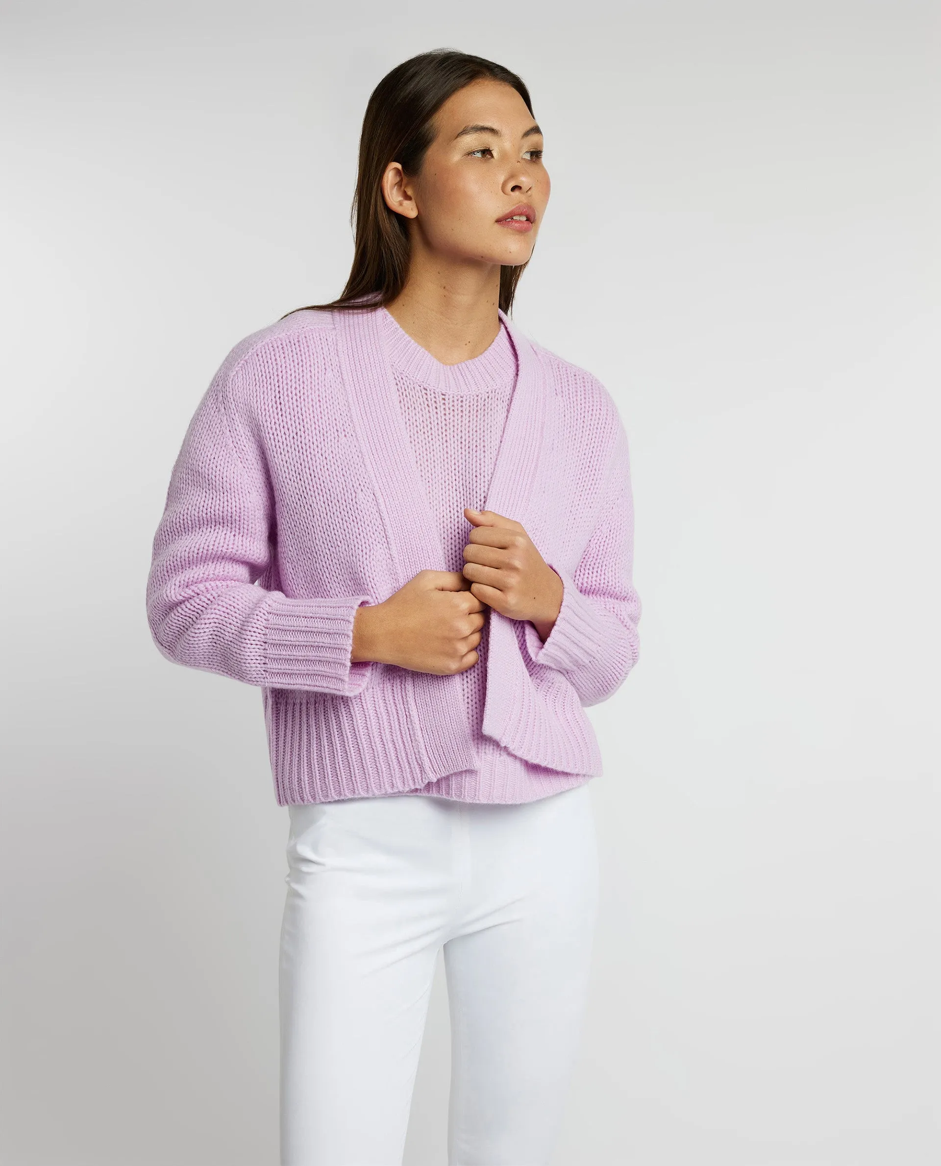 Wol Cashmere Vest - Paars sold by Pauw Amsterdam