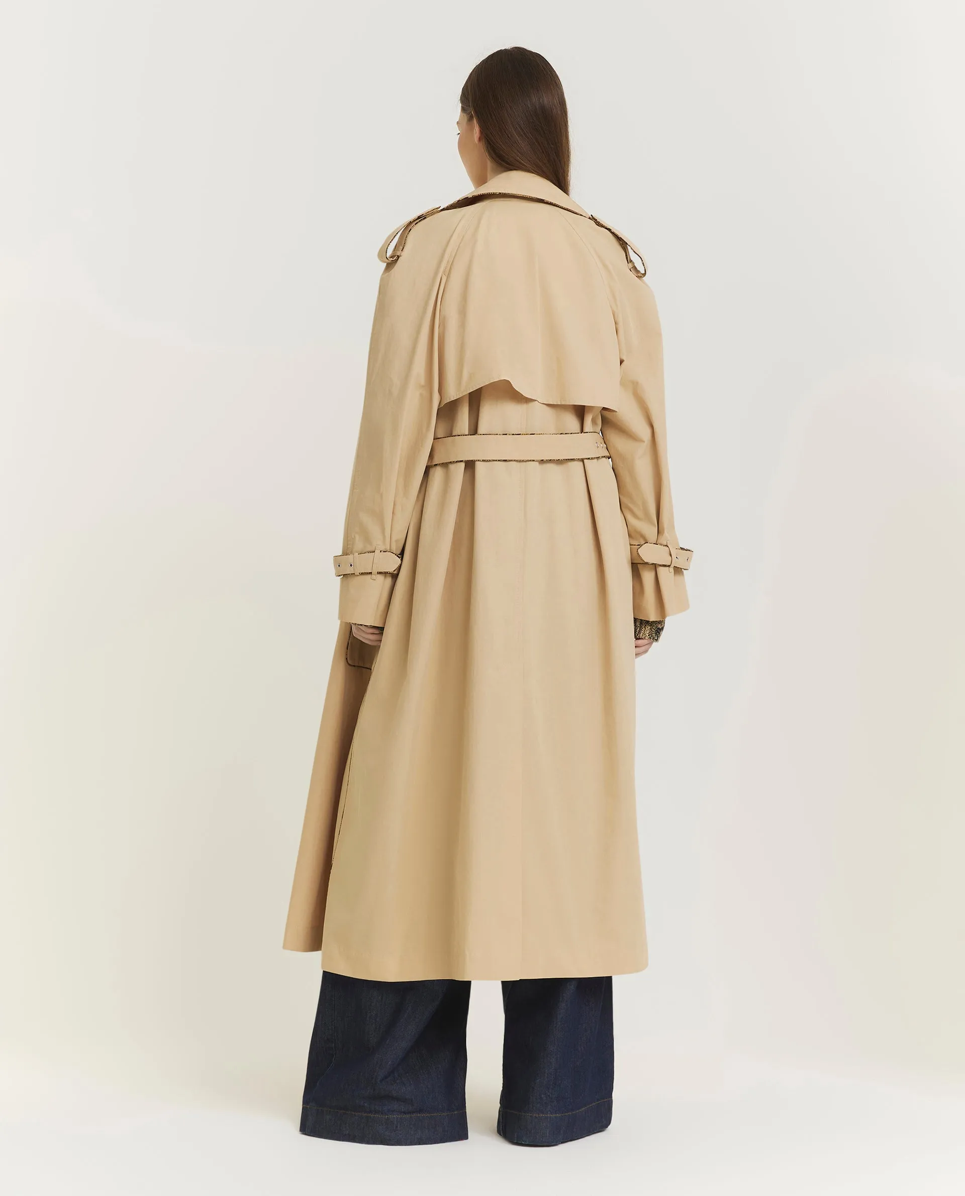 Risto Trenchcoat - Lichtbruin sold by Pauw Amsterdam product image thumbnail 4