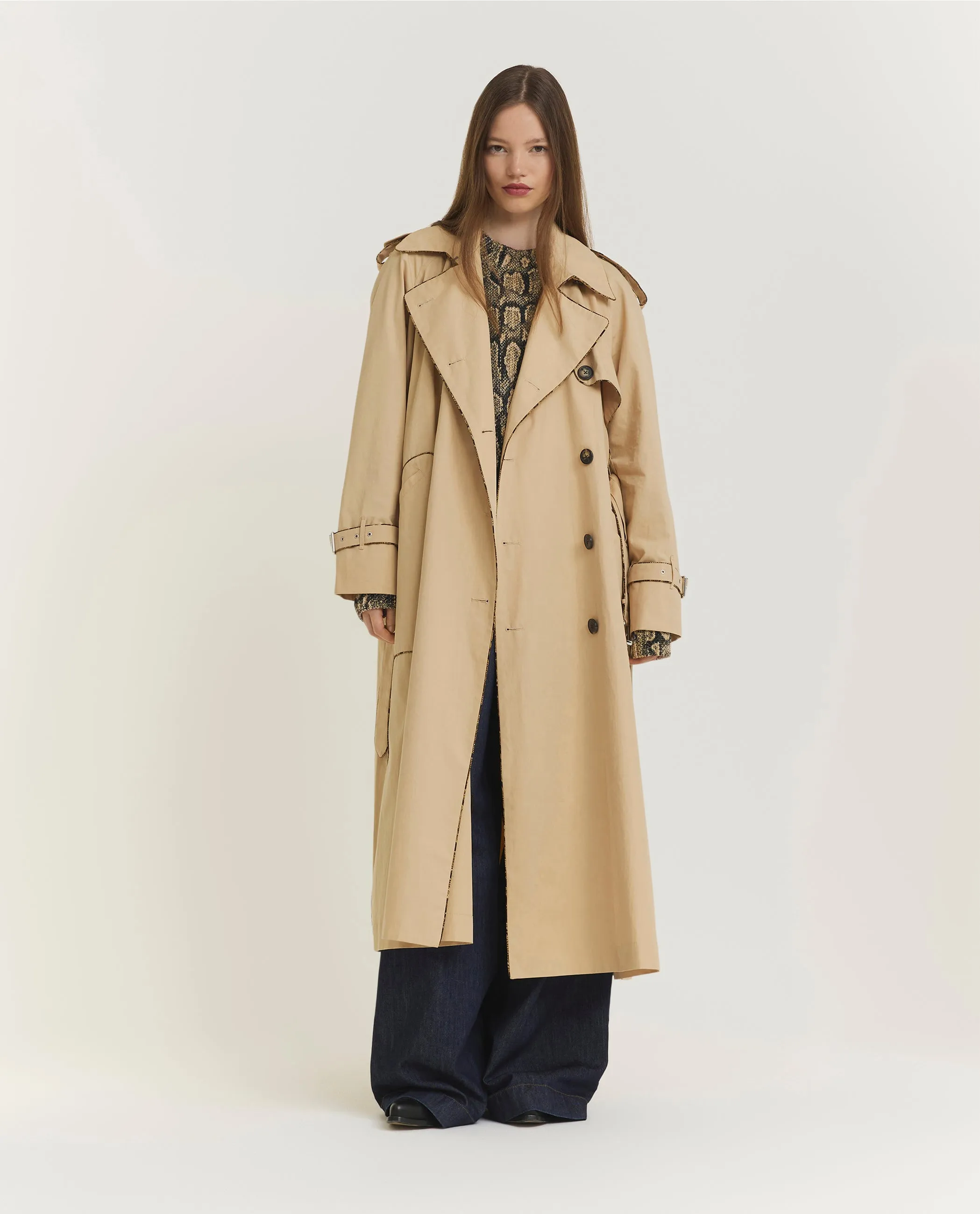 Risto Trenchcoat - Lichtbruin sold by Pauw Amsterdam