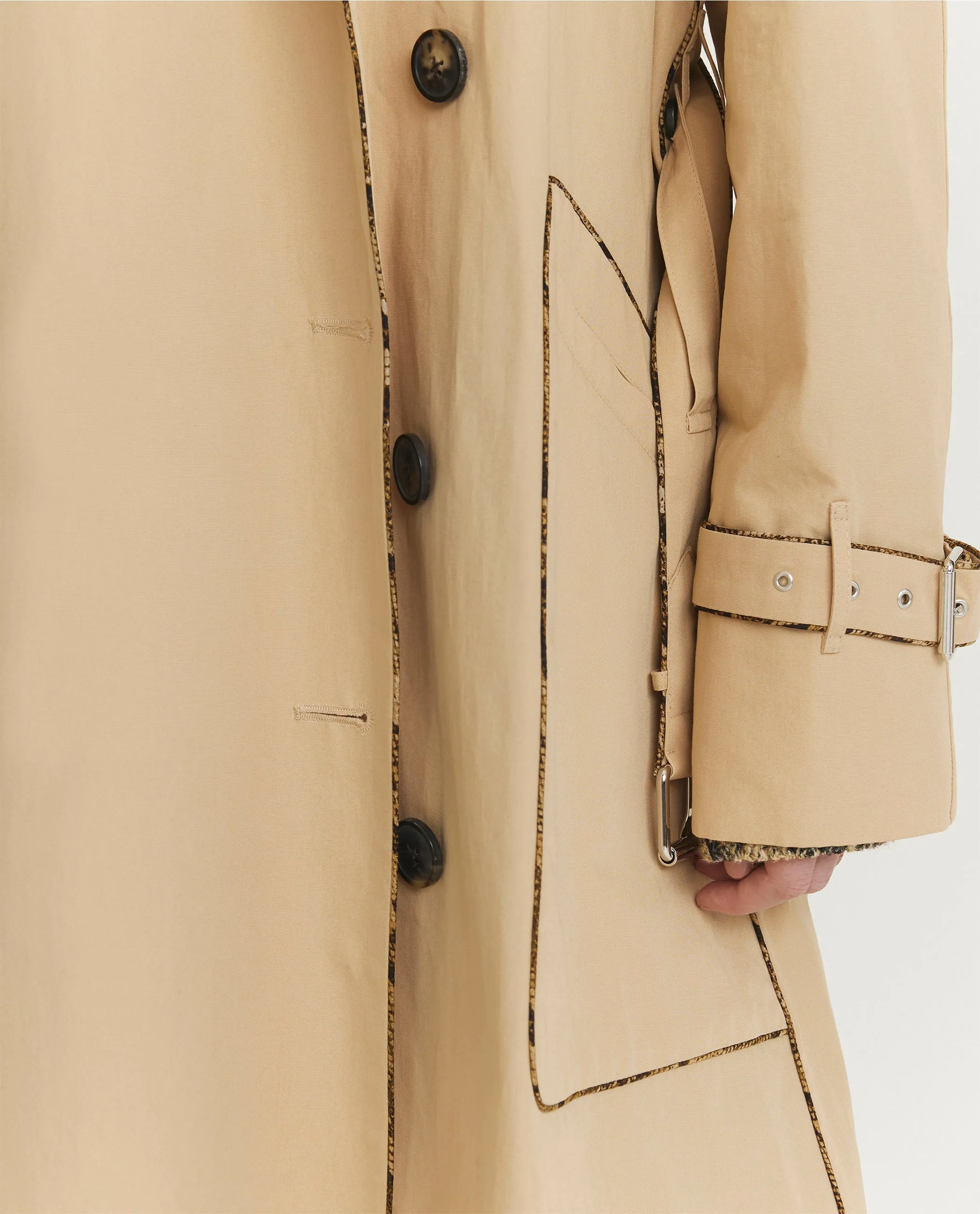 Risto Trenchcoat - Lichtbruin sold by Pauw Amsterdam product image thumbnail 5