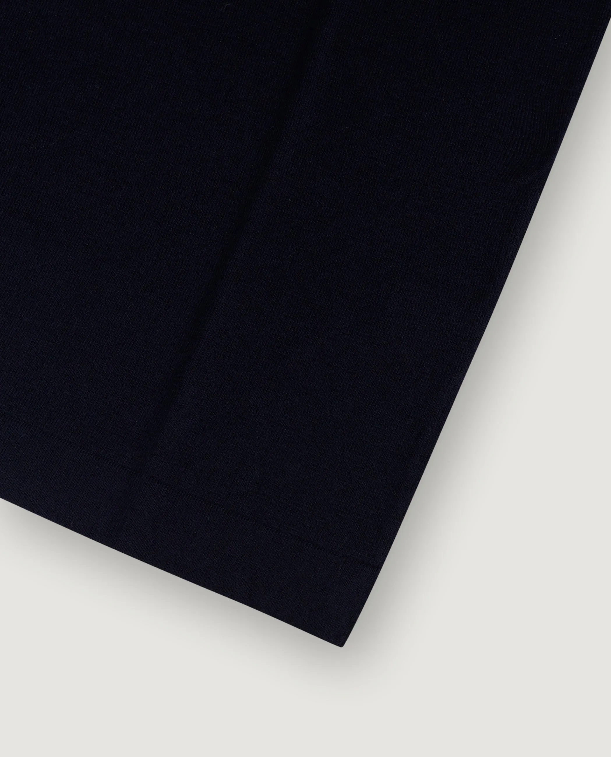 Katoen Zijde T-Shirt - Donkerblauw sold by Pauw Amsterdam product image thumbnail 4