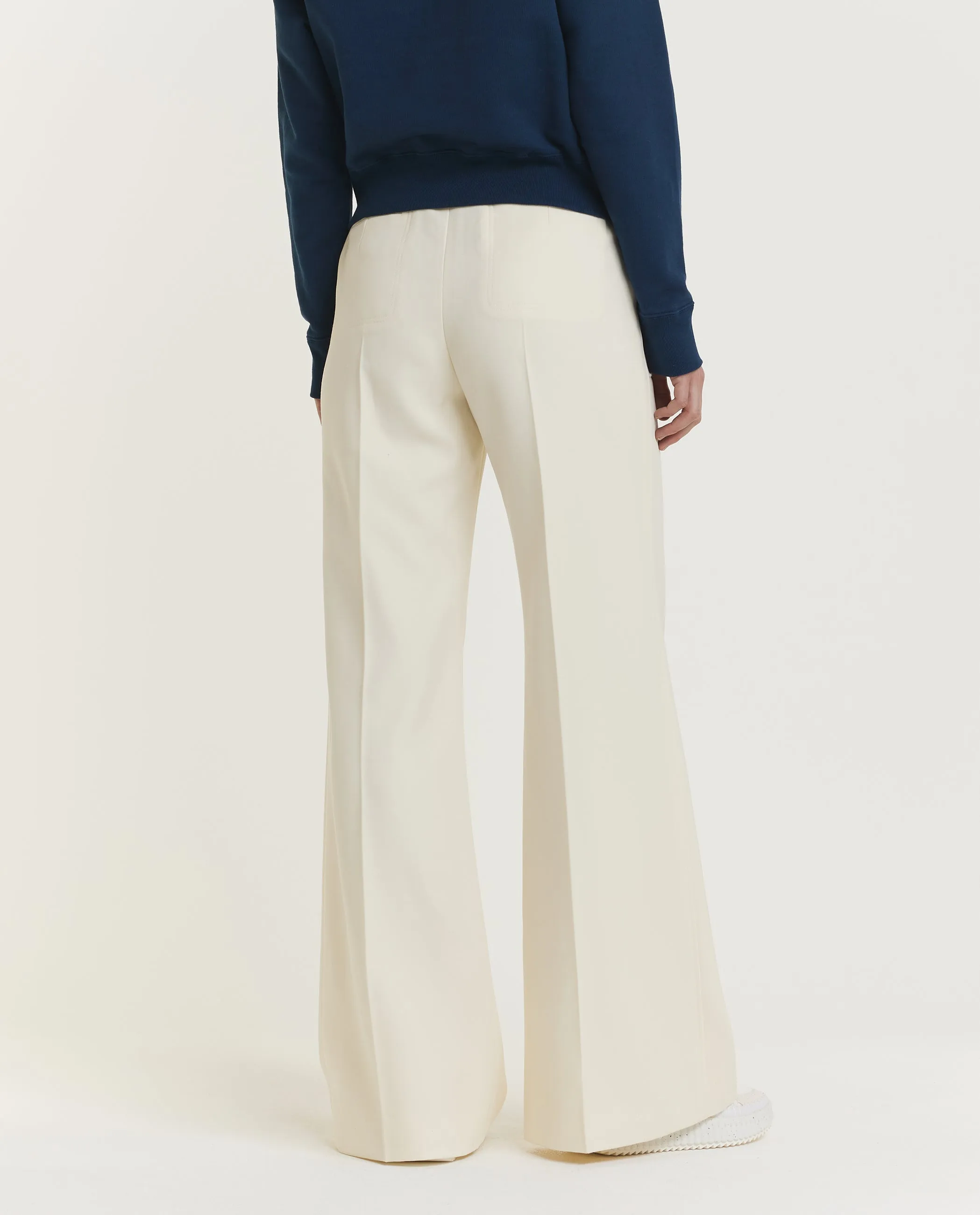 Flare Broek - offline only - Ecru sold by Pauw Amsterdam product image thumbnail 3