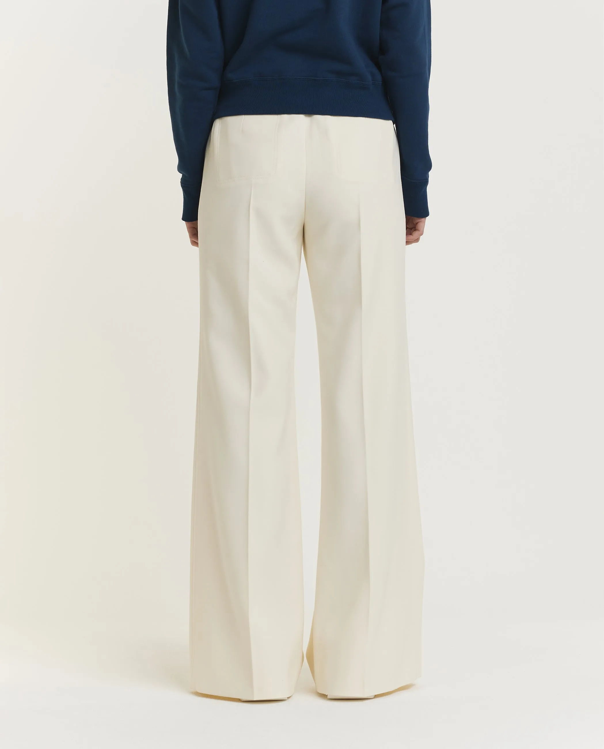 Flare Broek - offline only - Ecru sold by Pauw Amsterdam product image thumbnail 4