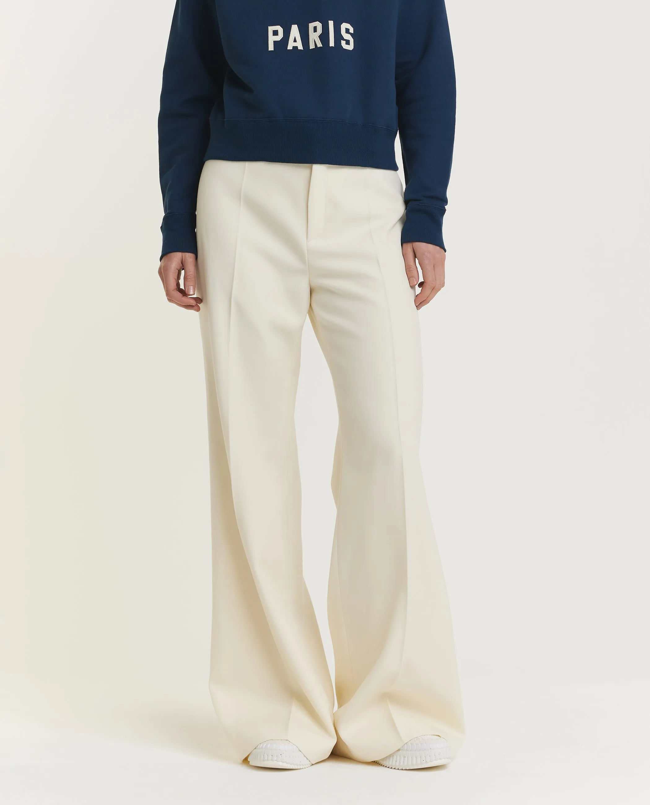 Flare Broek - offline only - Ecru sold by Pauw Amsterdam product image thumbnail 2