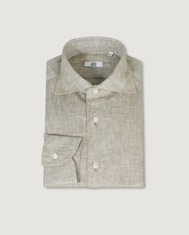 Linnen Shirt - Groen sold by Pauw Amsterdam