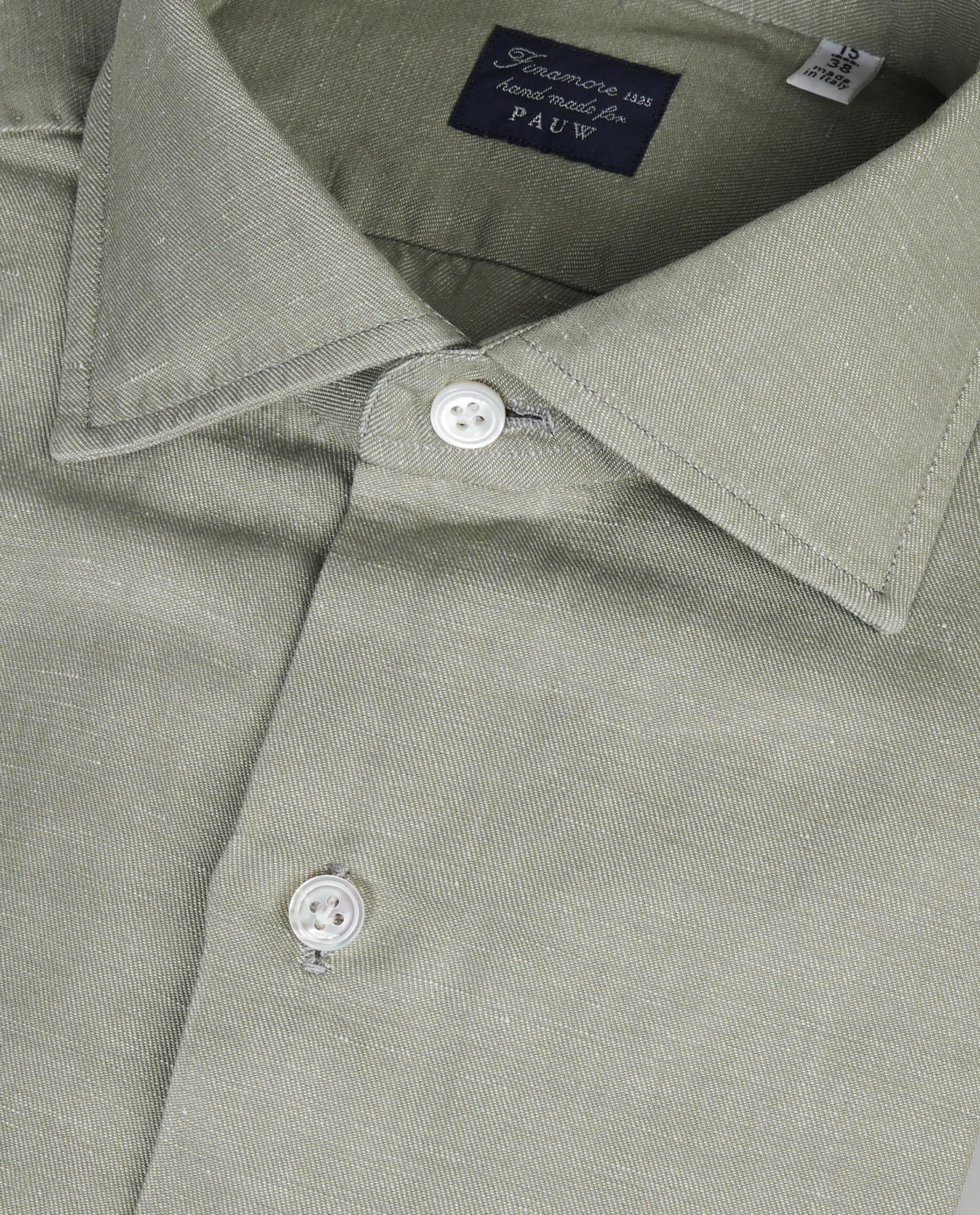 Katoen Linnen Shirt - Groen sold by Pauw Amsterdam product image thumbnail 2