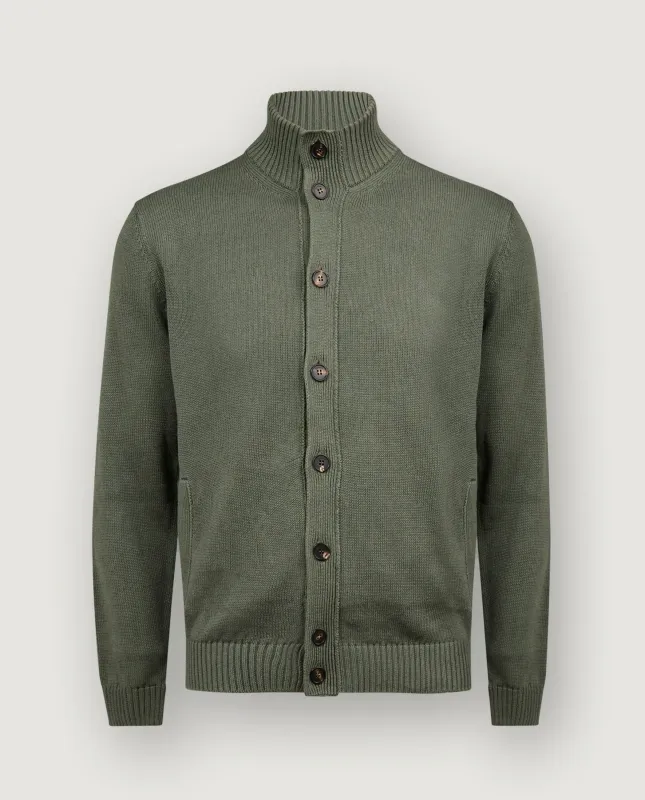 Linnen Katoen Chioto Vest - Groen sold by Pauw Amsterdam