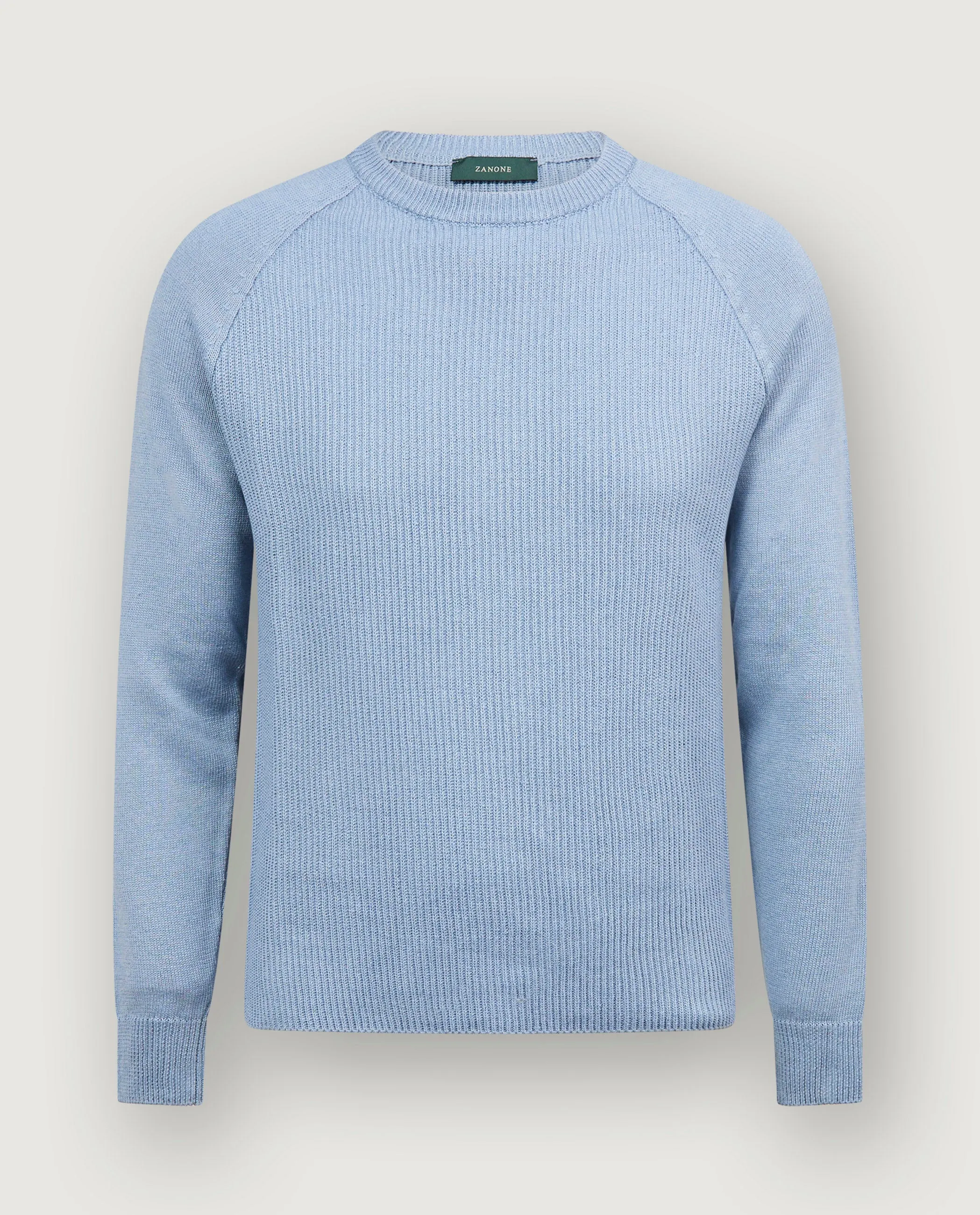 Linnen Katoenen Trui - Lichtblauw sold by Pauw Amsterdam