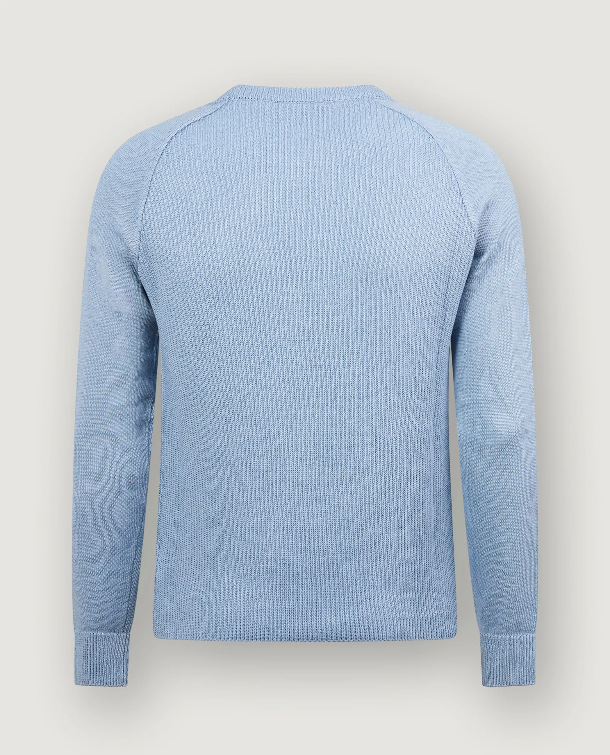 Linnen Katoenen Trui - Lichtblauw sold by Pauw Amsterdam product image thumbnail 4