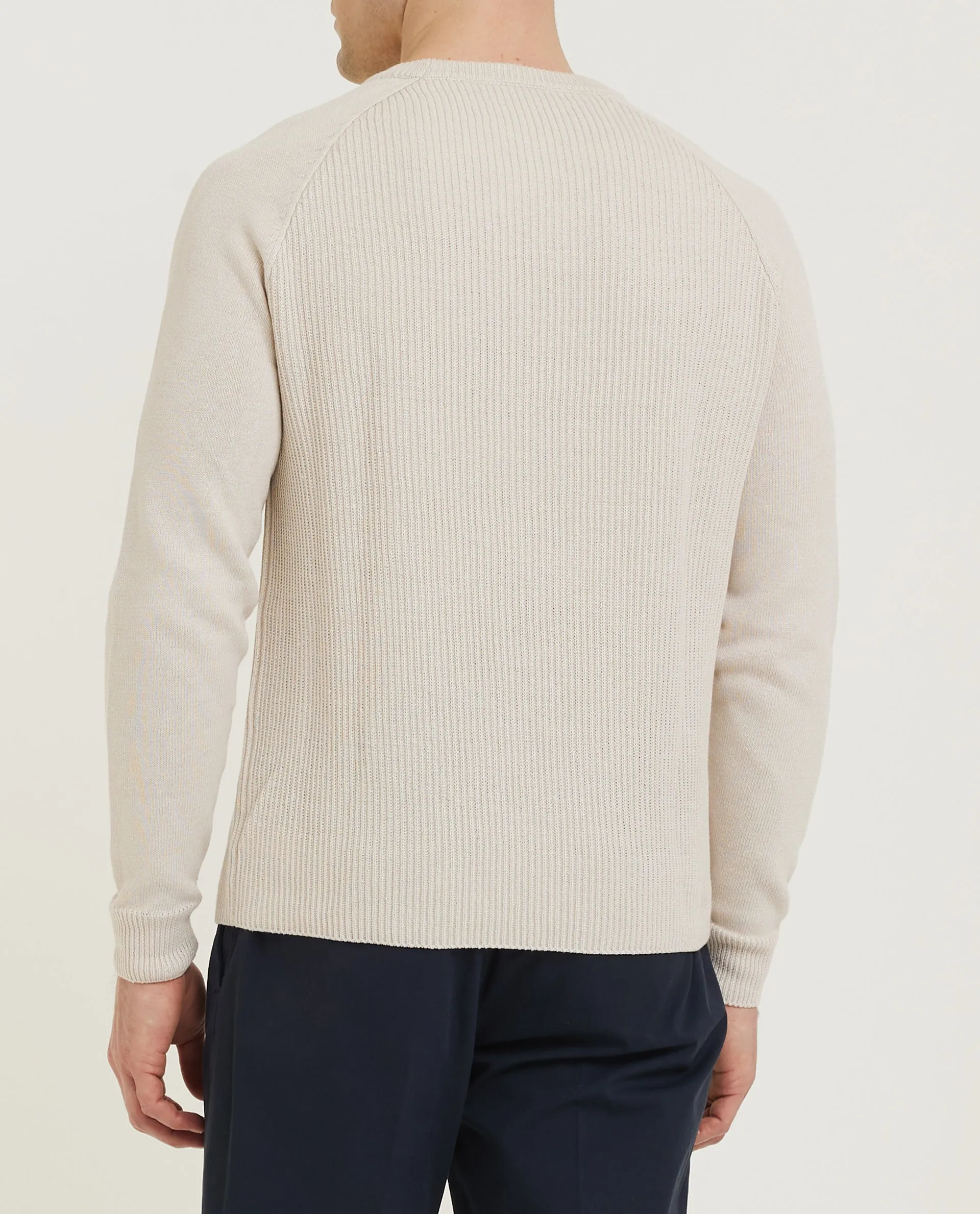 Linnen Katoenen Trui - Ecru sold by Pauw Amsterdam product image thumbnail 3