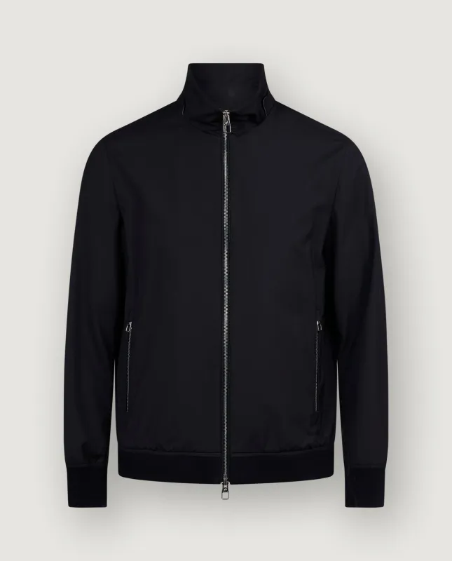 Technische Wollen Bomberjack - Donkerblauw sold by Pauw Amsterdam