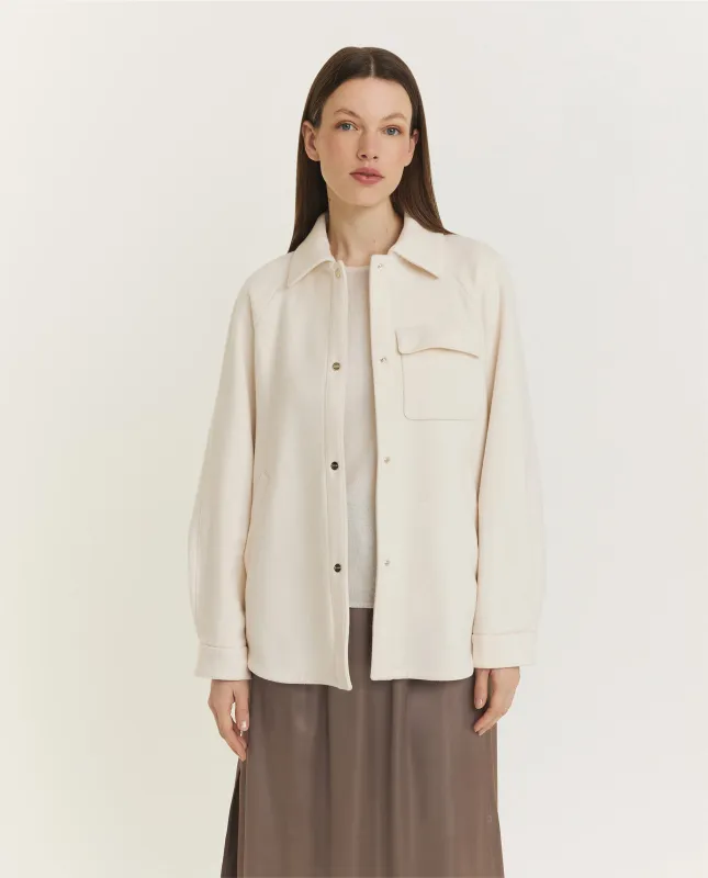 Wollen Jasje - Ecru sold by Pauw Amsterdam