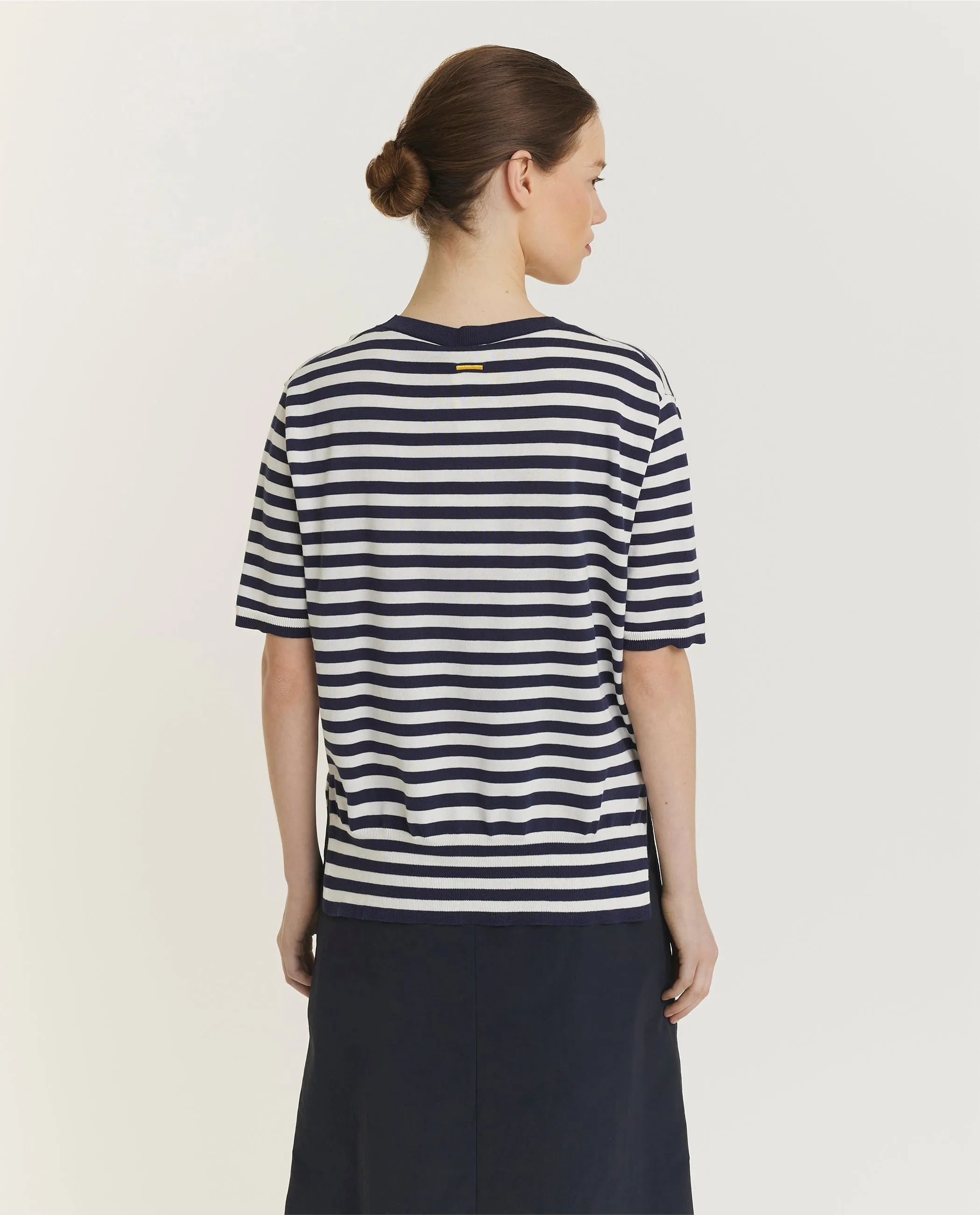 Gestreept Katoen Mix Shirt - Blauw sold by Pauw Amsterdam product image thumbnail 5