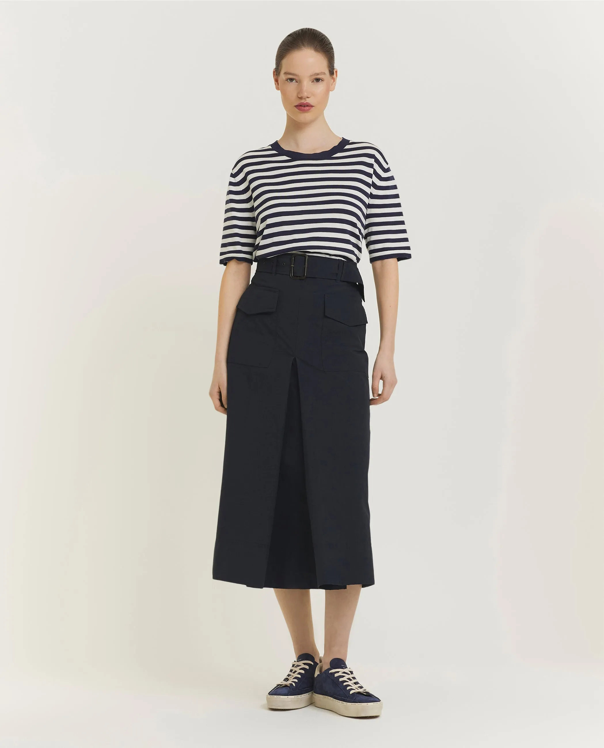 Gestreept Katoen Mix Shirt - Blauw sold by Pauw Amsterdam product image thumbnail 3