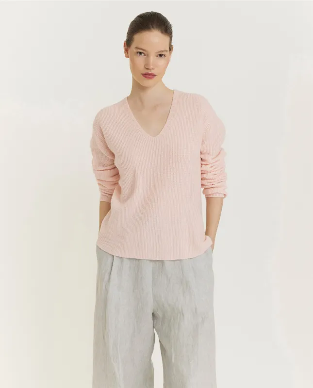 V-Neck Trui - Roze sold by Pauw Amsterdam