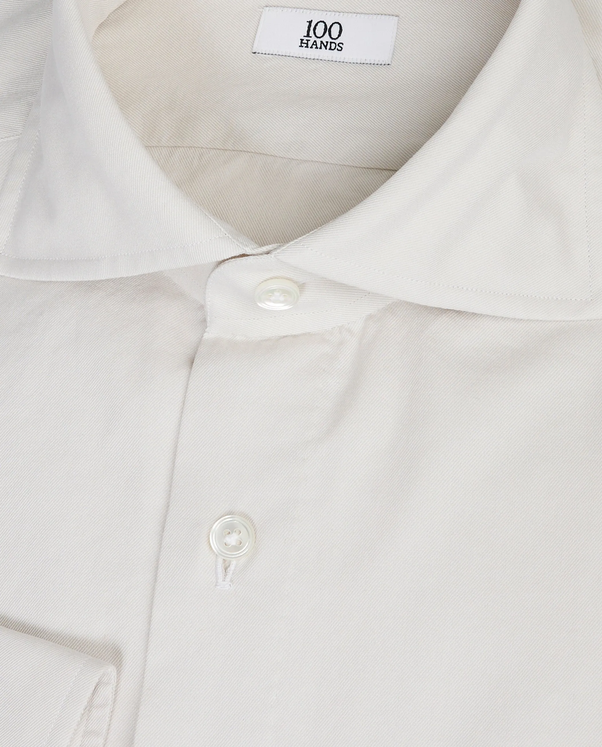 Twill Katoenen Shirt - Ecru sold by Pauw Amsterdam product image thumbnail 2