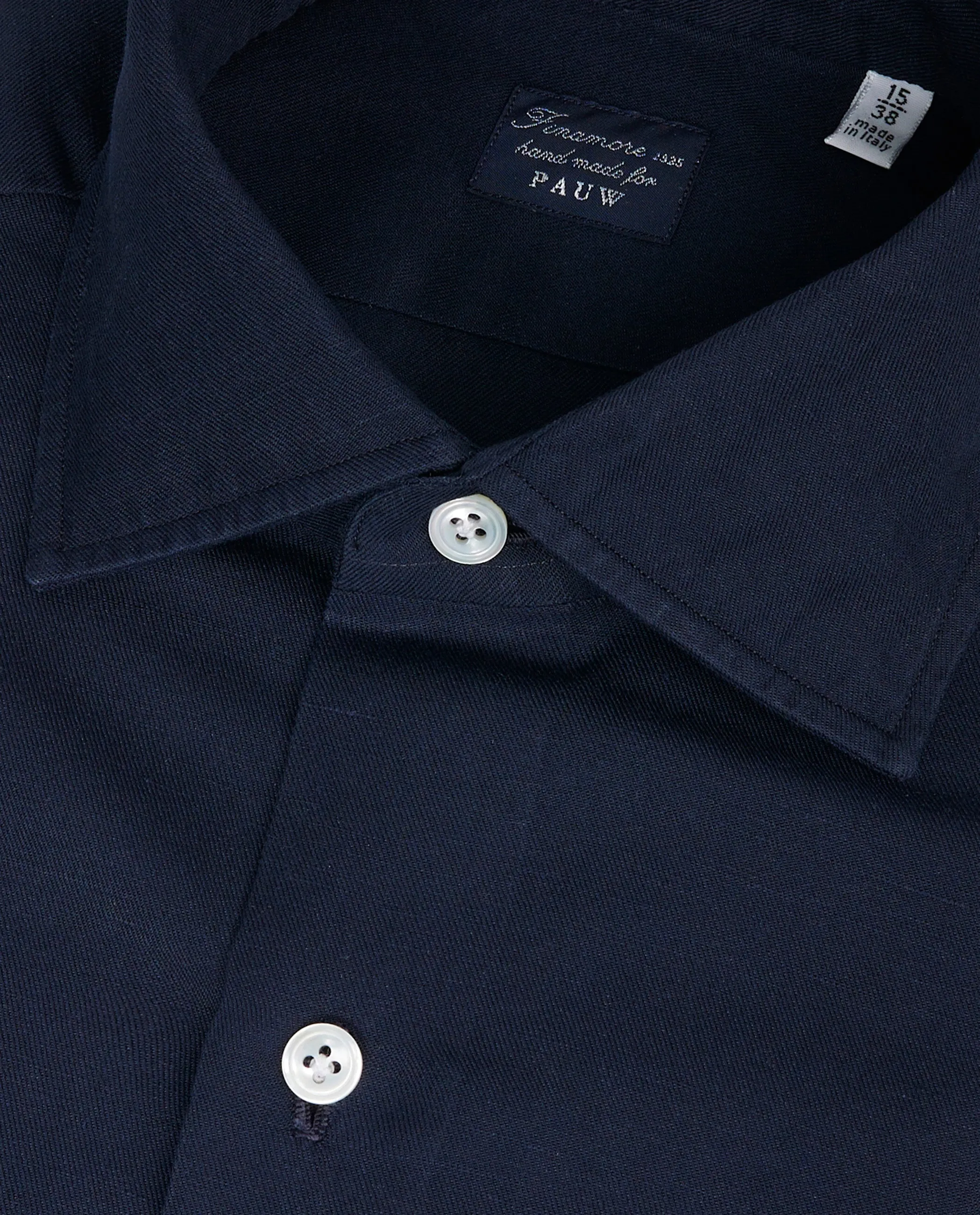 Katoen Linnen Shirt - Donkerblauw sold by Pauw Amsterdam product image thumbnail 2