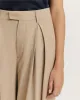 Wijde Geplooide Broek - Lichtbruin sold by Pauw Amsterdam