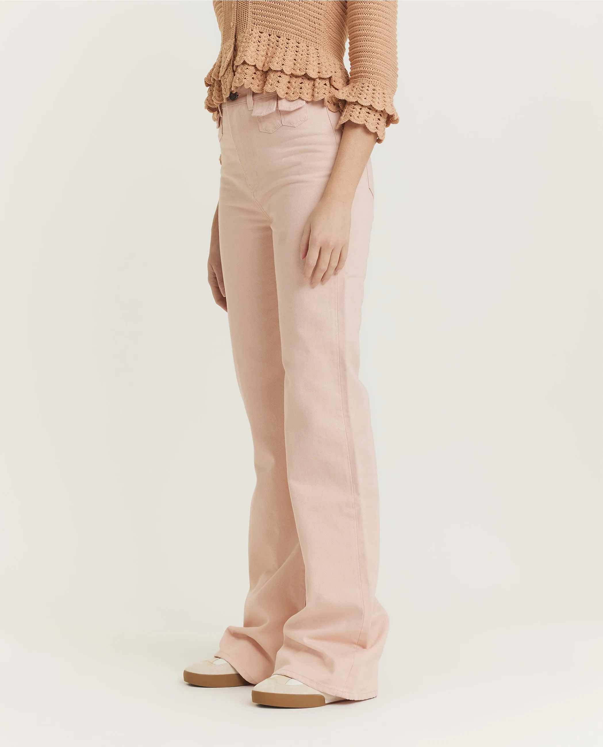 High-Rise Flare Jeans - offline only - Roze sold by Pauw Amsterdam product image thumbnail 2