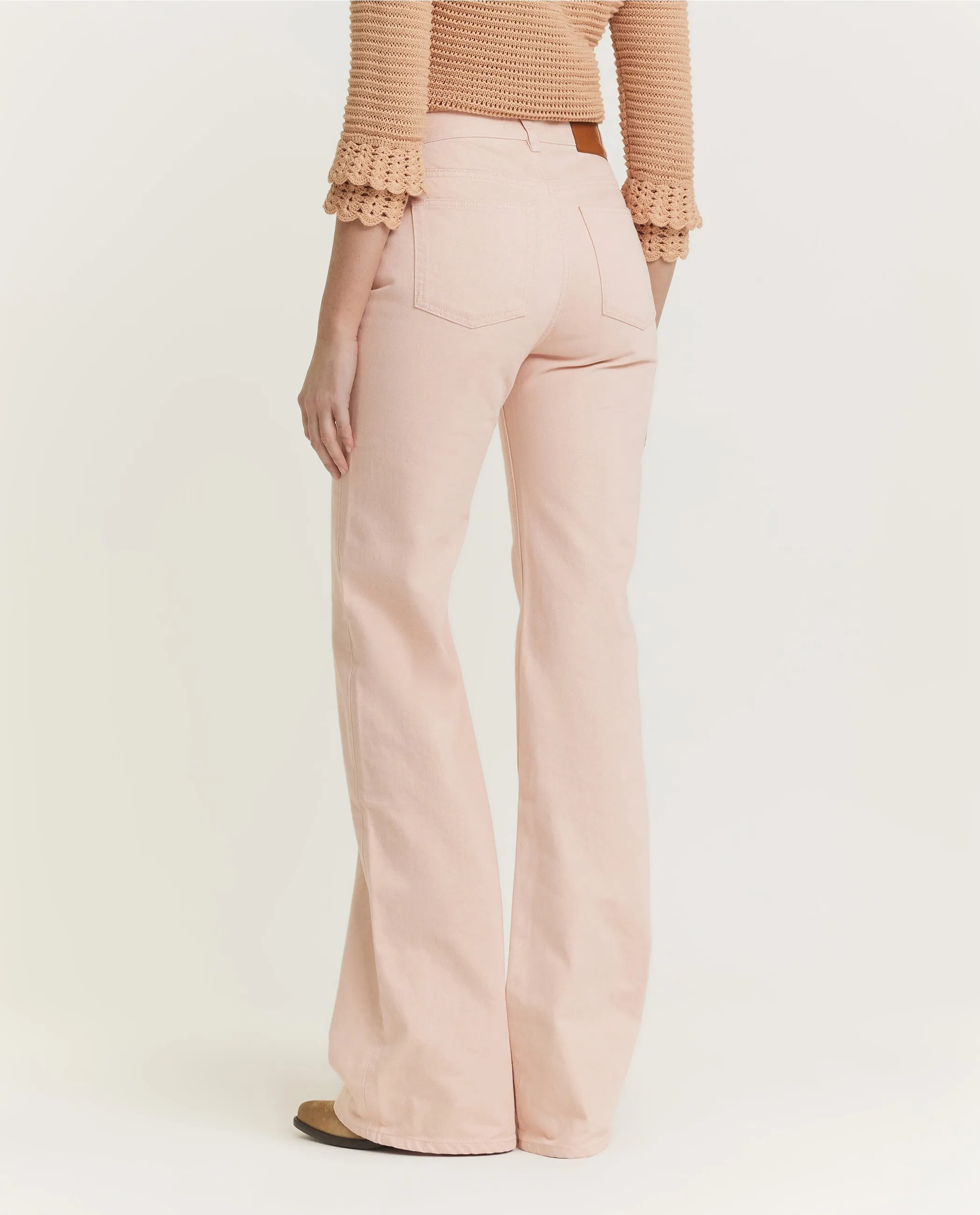 High-Rise Flare Jeans - offline only - Roze sold by Pauw Amsterdam product image thumbnail 3