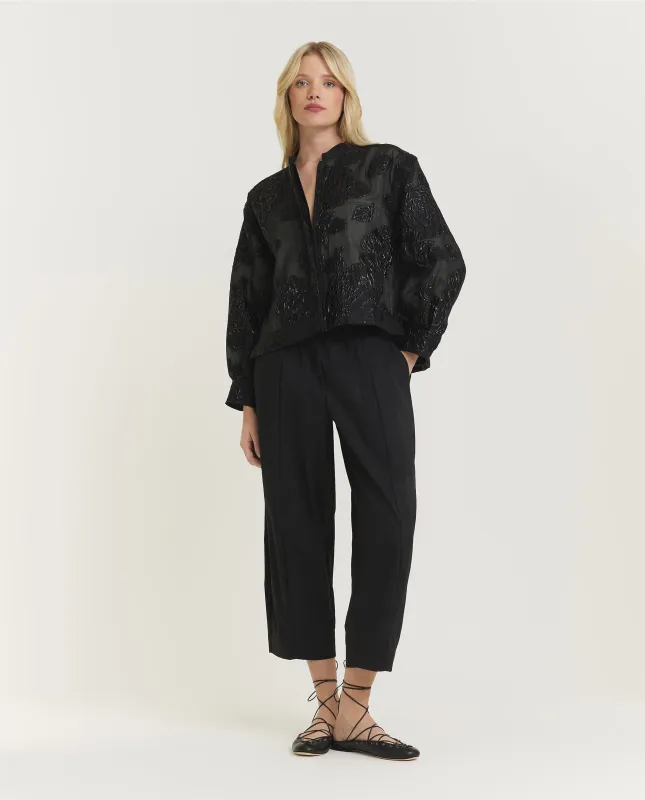 Katoen Mix Broek - Zwart sold by Pauw Amsterdam