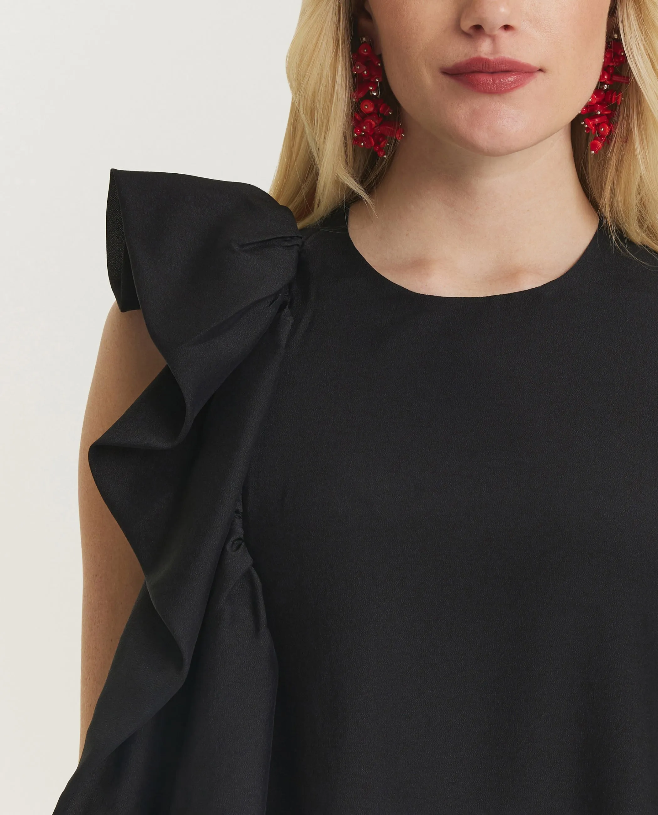 Floral Shoulder Jurk - Zwart sold by Pauw Amsterdam product image thumbnail 5