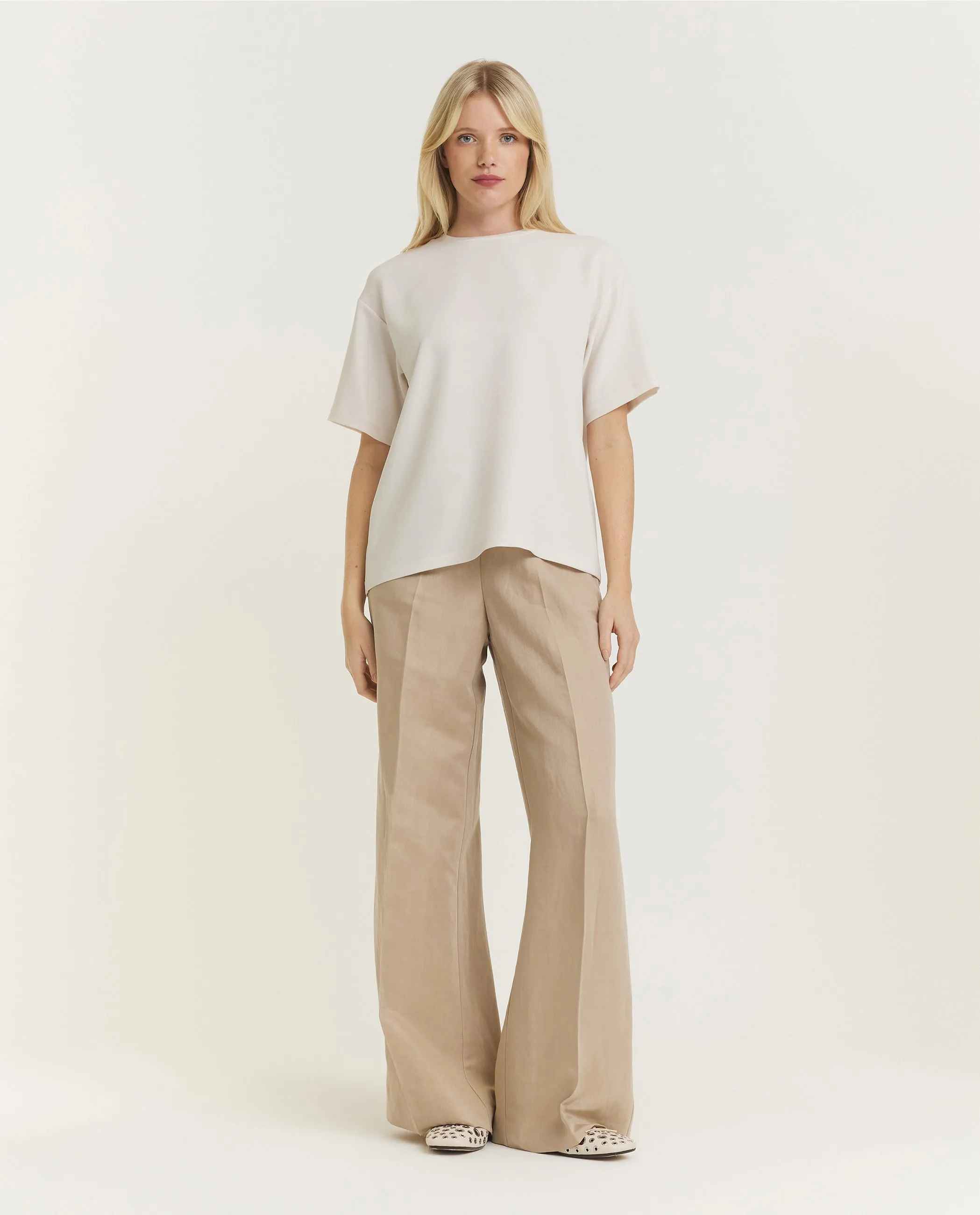 Korte Mouwen Top - Ecru sold by Pauw Amsterdam product image thumbnail 3