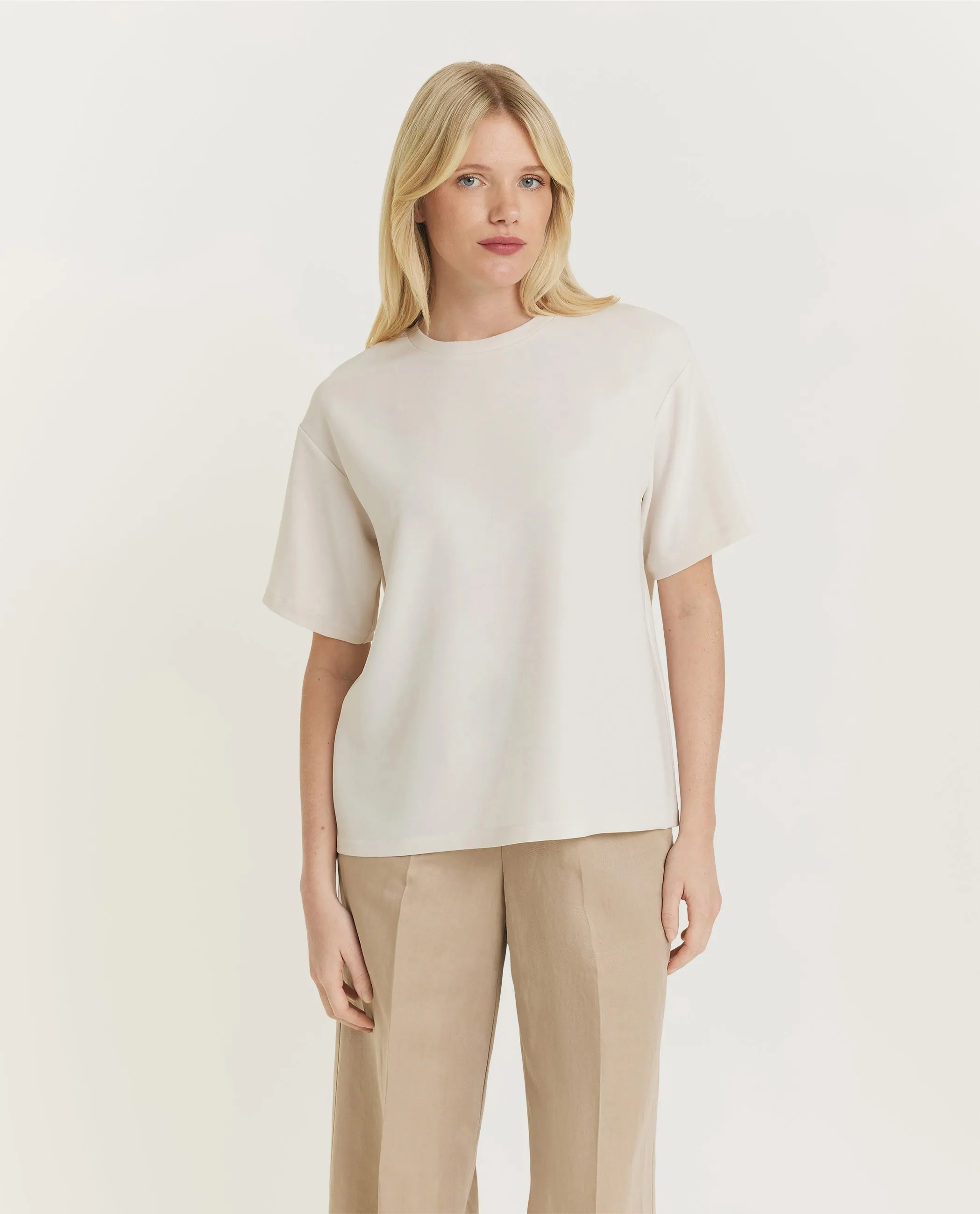 Korte Mouwen Top - Ecru sold by Pauw Amsterdam