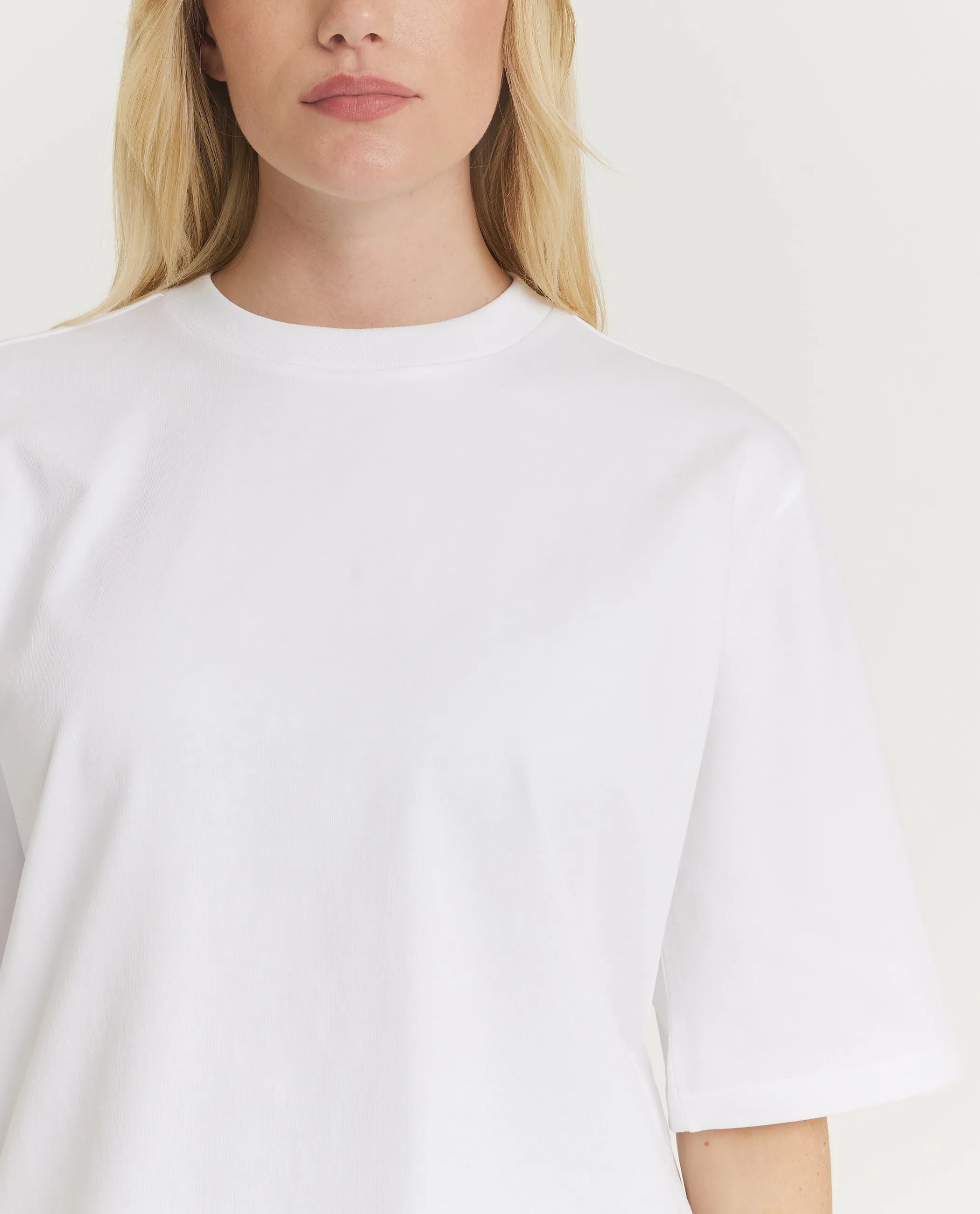 Oversized Katoenen T-Shirt - Wit sold by Pauw Amsterdam product image thumbnail 2