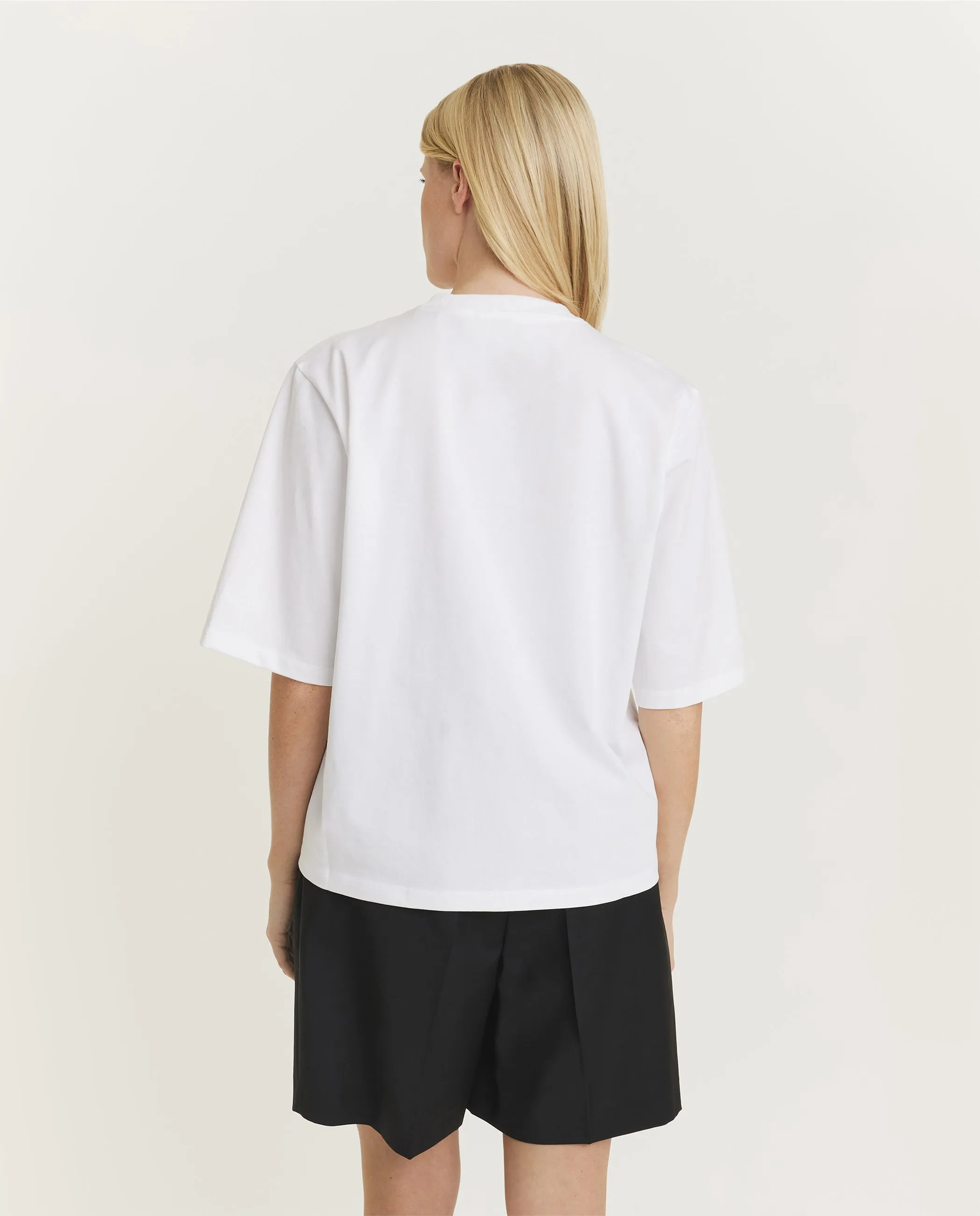 Oversized Katoenen T-Shirt - Wit sold by Pauw Amsterdam product image thumbnail 5