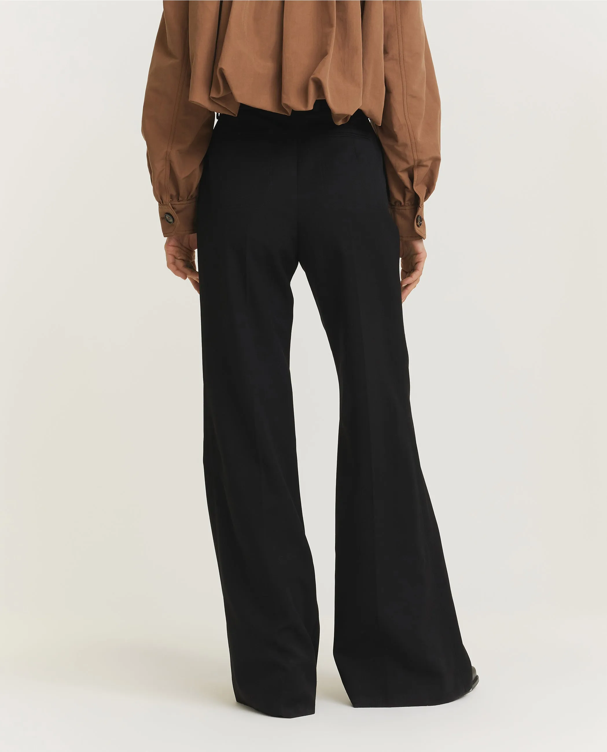 Flared Tailored Pantalon - offline only - Zwart sold by Pauw Amsterdam product image thumbnail 3
