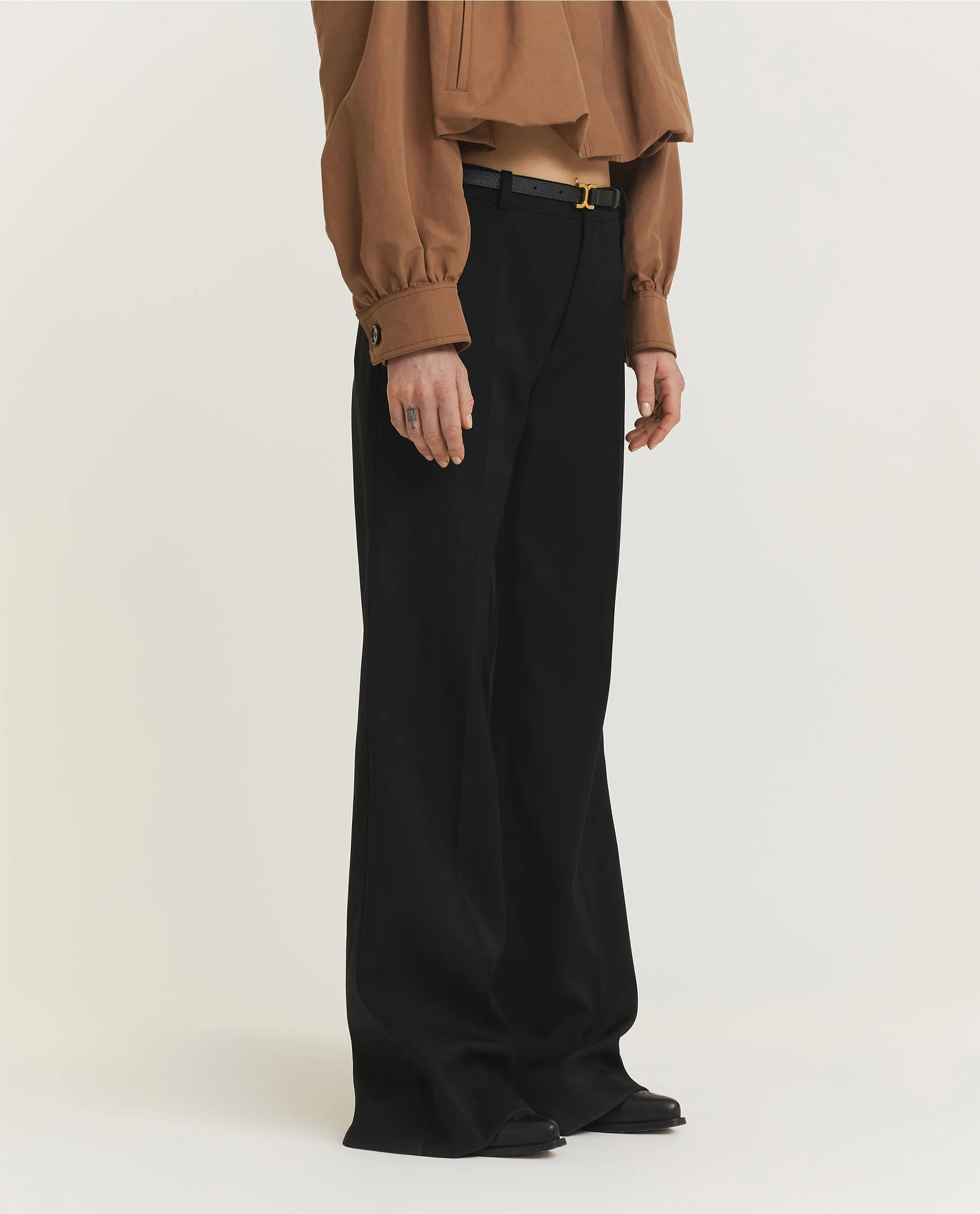 Flared Tailored Pantalon - offline only - Zwart sold by Pauw Amsterdam product image thumbnail 2