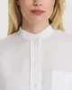 Linnen Mandarin Shirt - Wit sold by Pauw Amsterdam