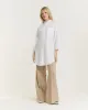 Linnen Mandarin Shirt - Wit sold by Pauw Amsterdam