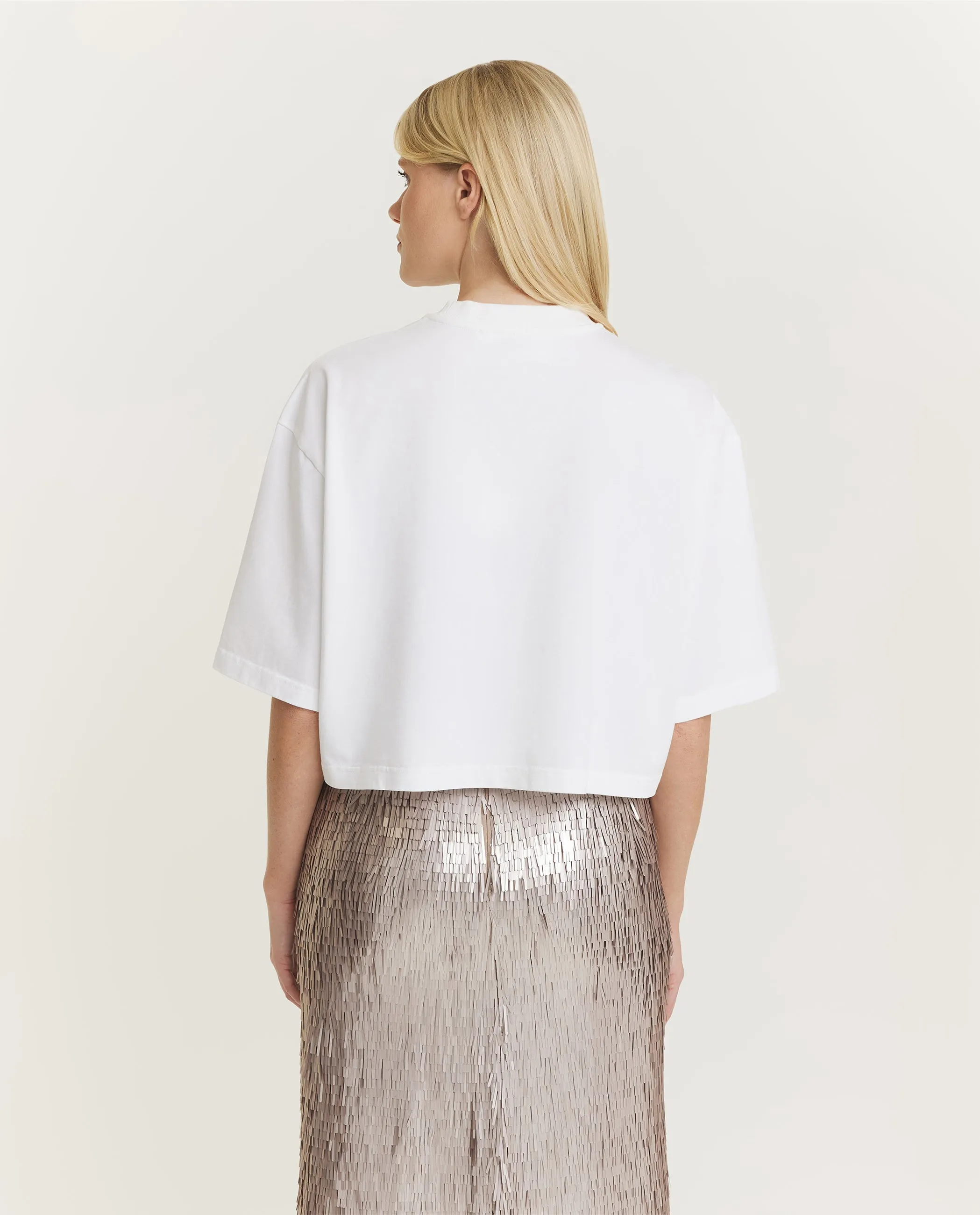 Kort Boxy T-Shirt - Wit sold by Pauw Amsterdam product image thumbnail 5