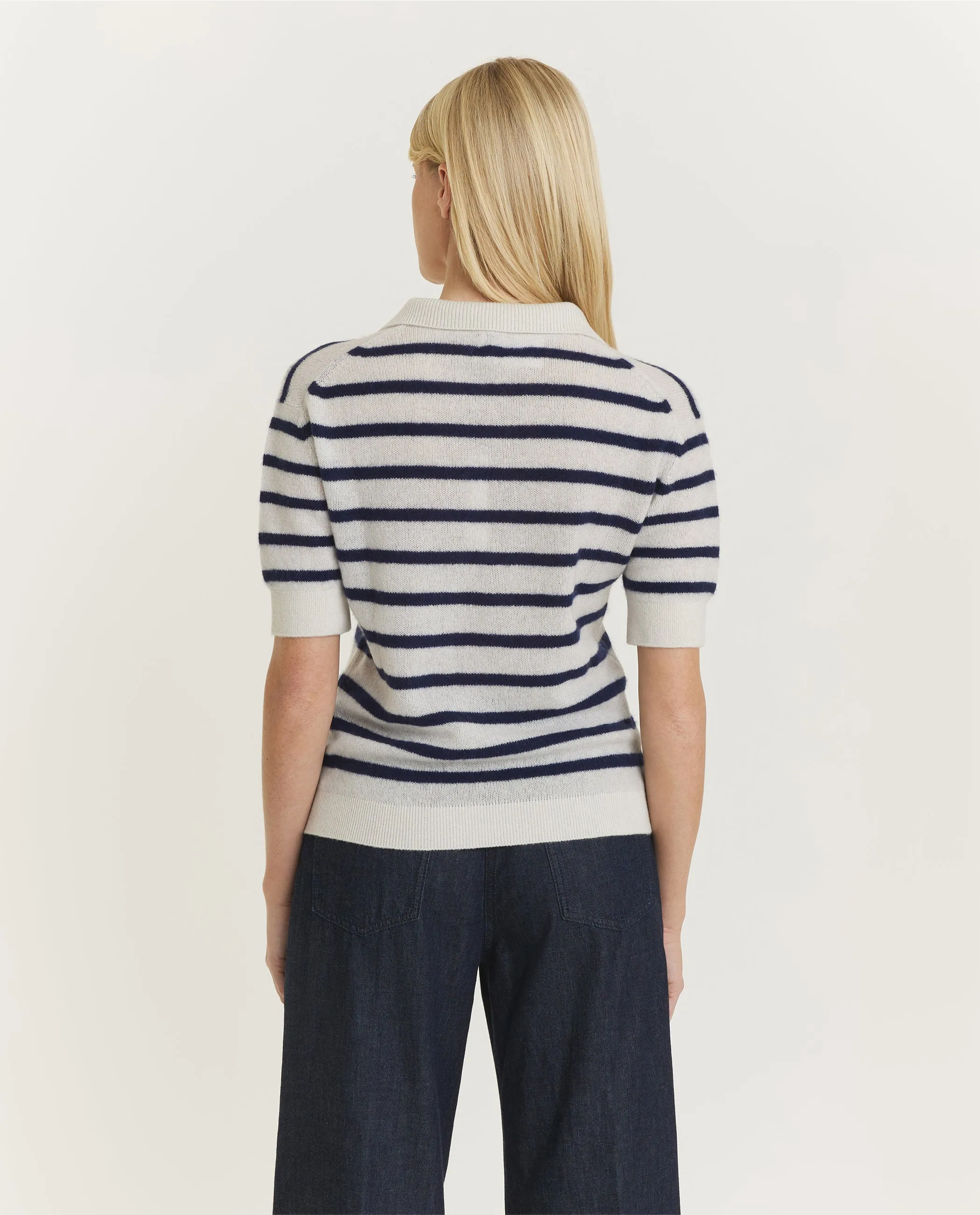 Cashmere Polo - Wit sold by Pauw Amsterdam product image thumbnail 5