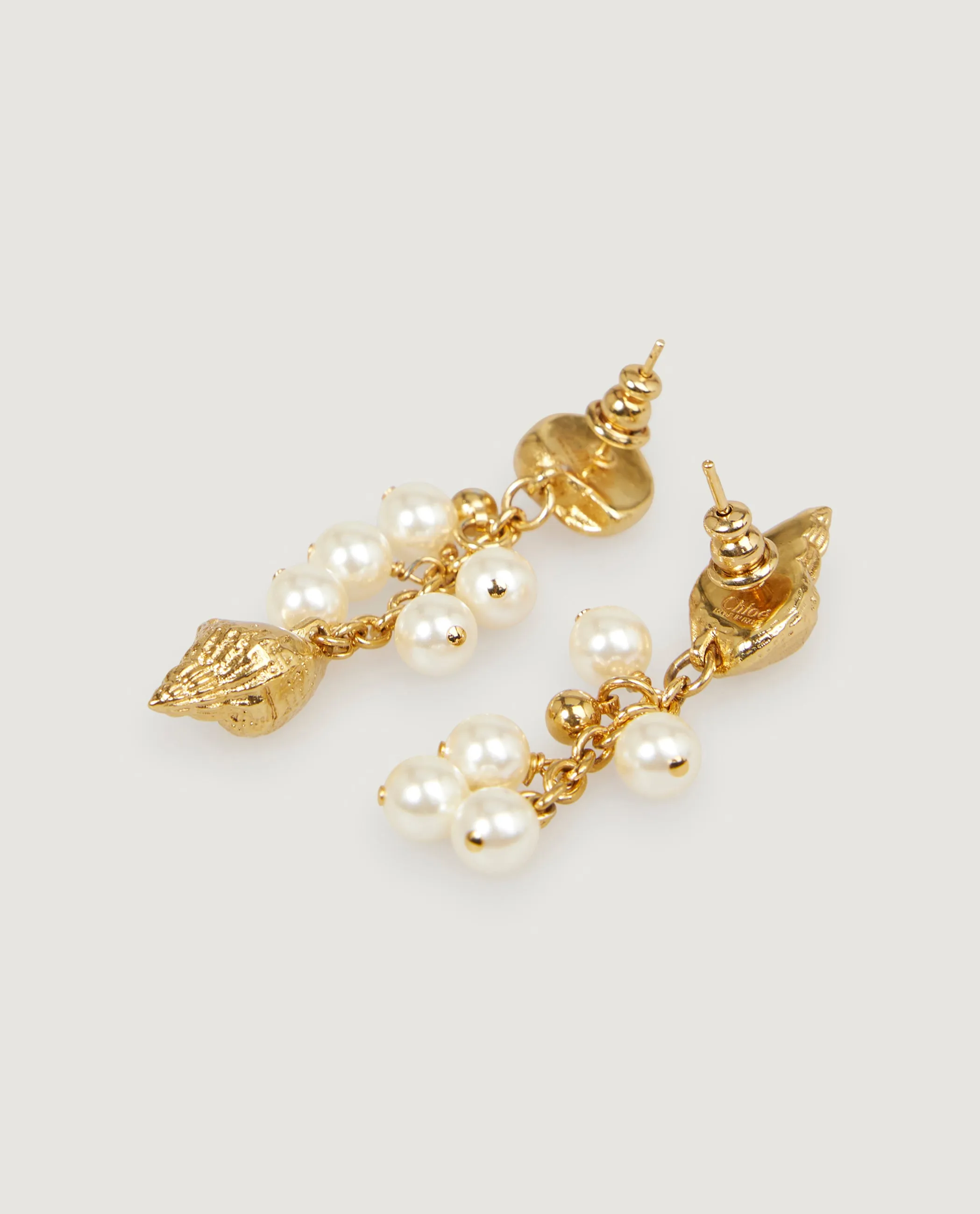 Schelp Oorbellen - offline only - Goud sold by Pauw Amsterdam product image thumbnail 3