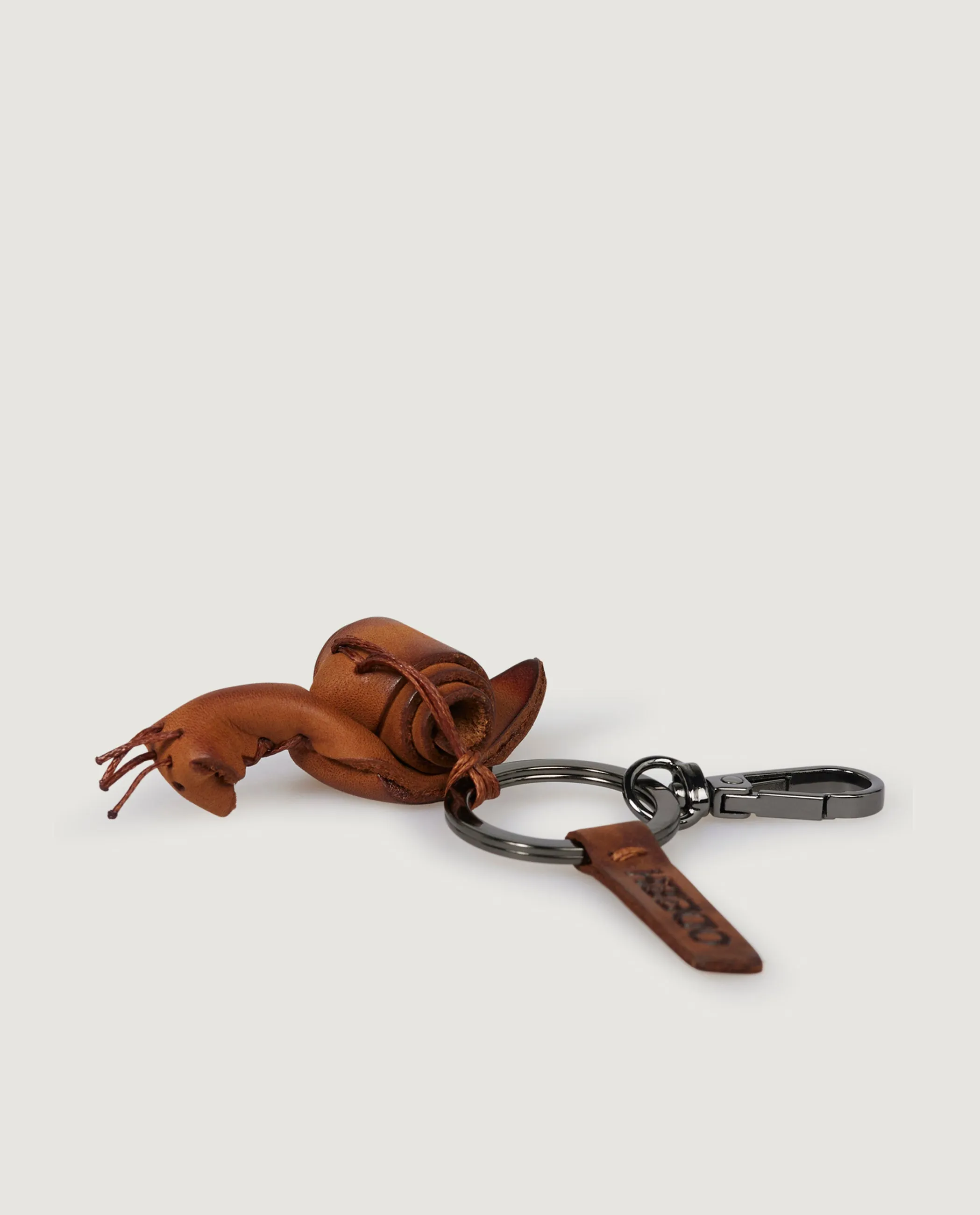 Lederen Slak Sleutelhanger - Lichtbruin sold by Pauw Amsterdam