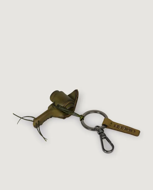 Lederen Slak Sleutelhanger - Groen sold by Pauw Amsterdam