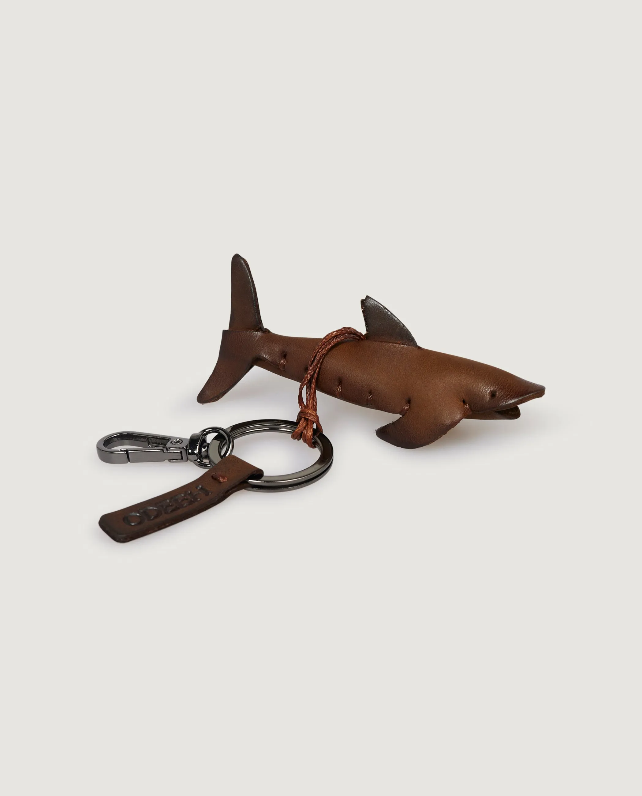 Lederen Haai Sleutelhanger - Bruin sold by Pauw Amsterdam product image thumbnail 2