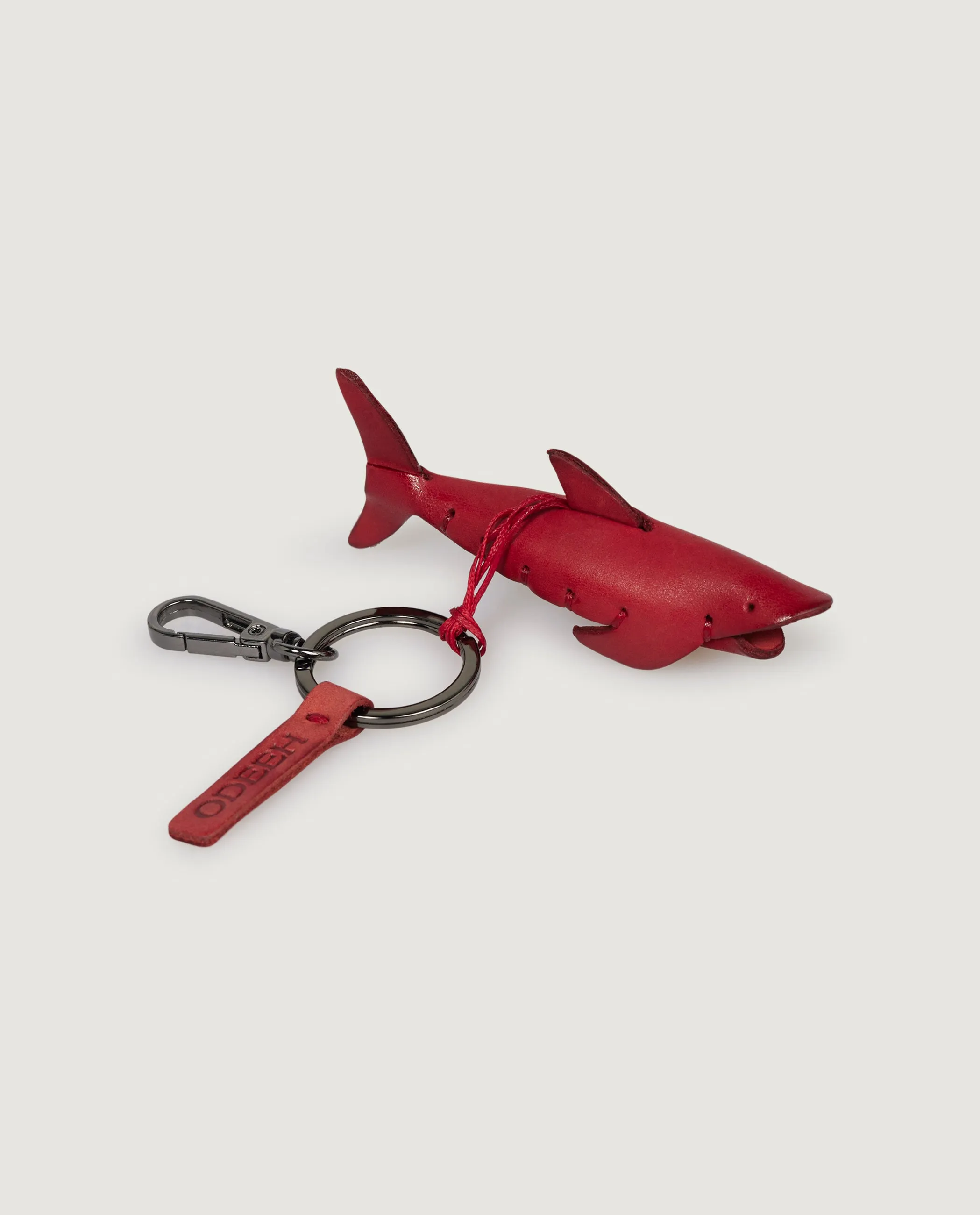 Lederen Haai Sleutelhanger - Rood sold by Pauw Amsterdam product image thumbnail 2
