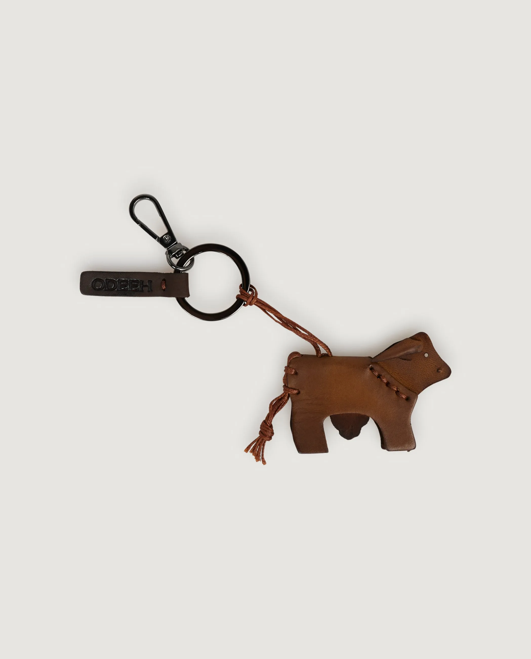 Lederen Koe Sleutelhanger - Bruin sold by Pauw Amsterdam product image thumbnail 2