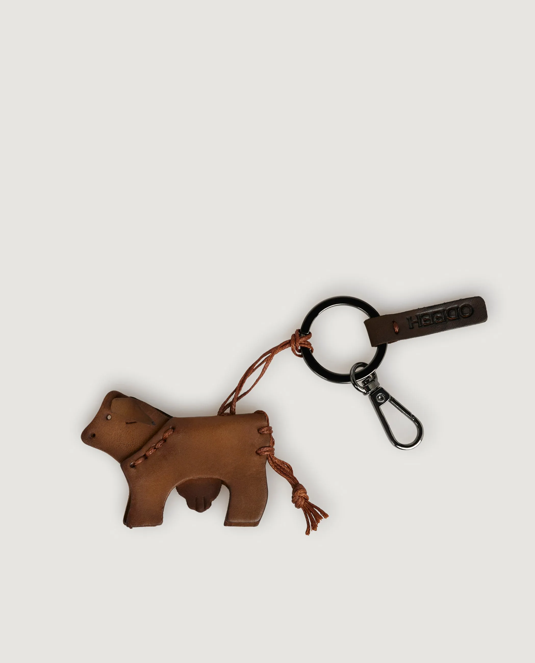 Lederen Koe Sleutelhanger - Bruin sold by Pauw Amsterdam