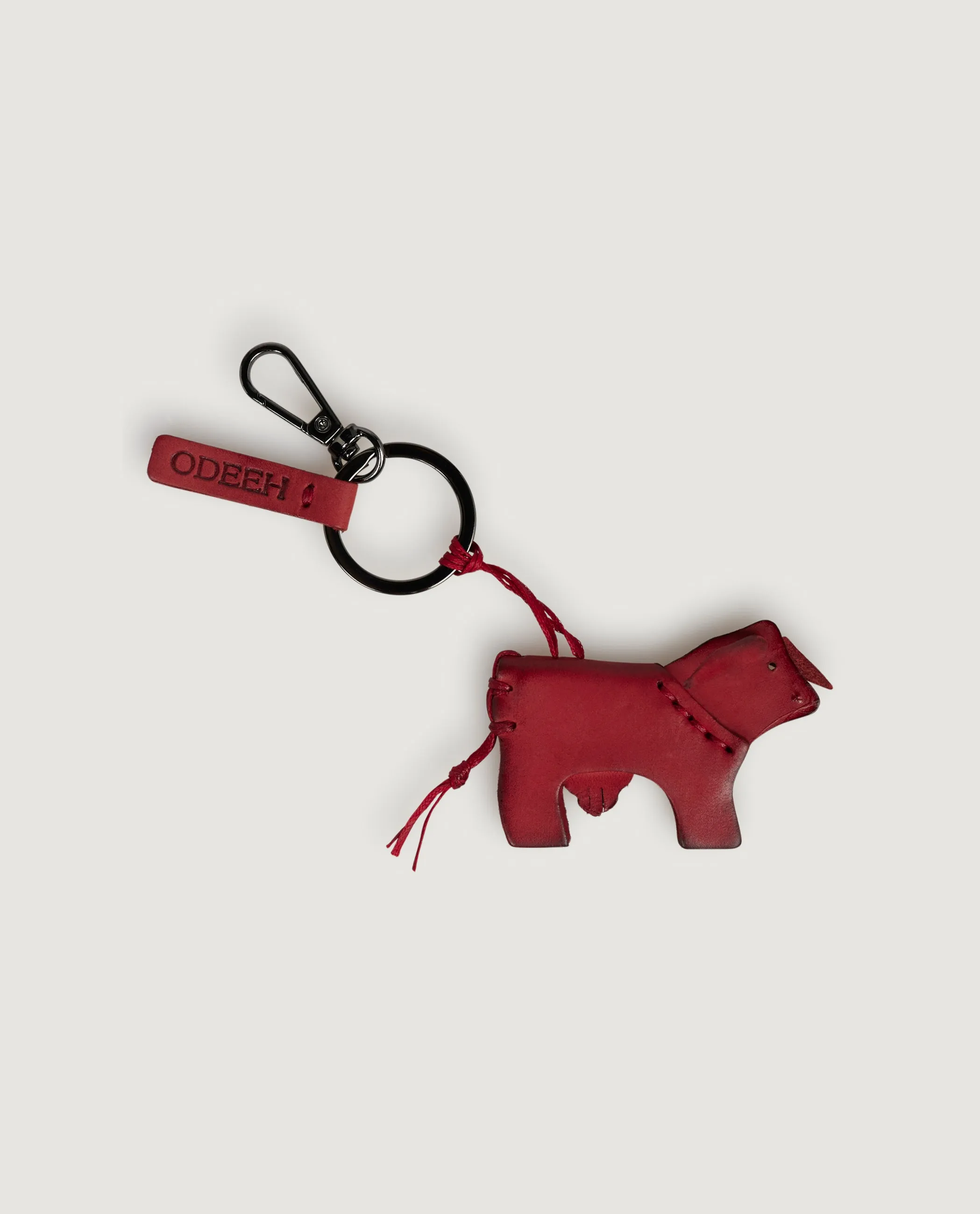 Lederen Koe Sleutelhanger - Rood sold by Pauw Amsterdam product image thumbnail 2